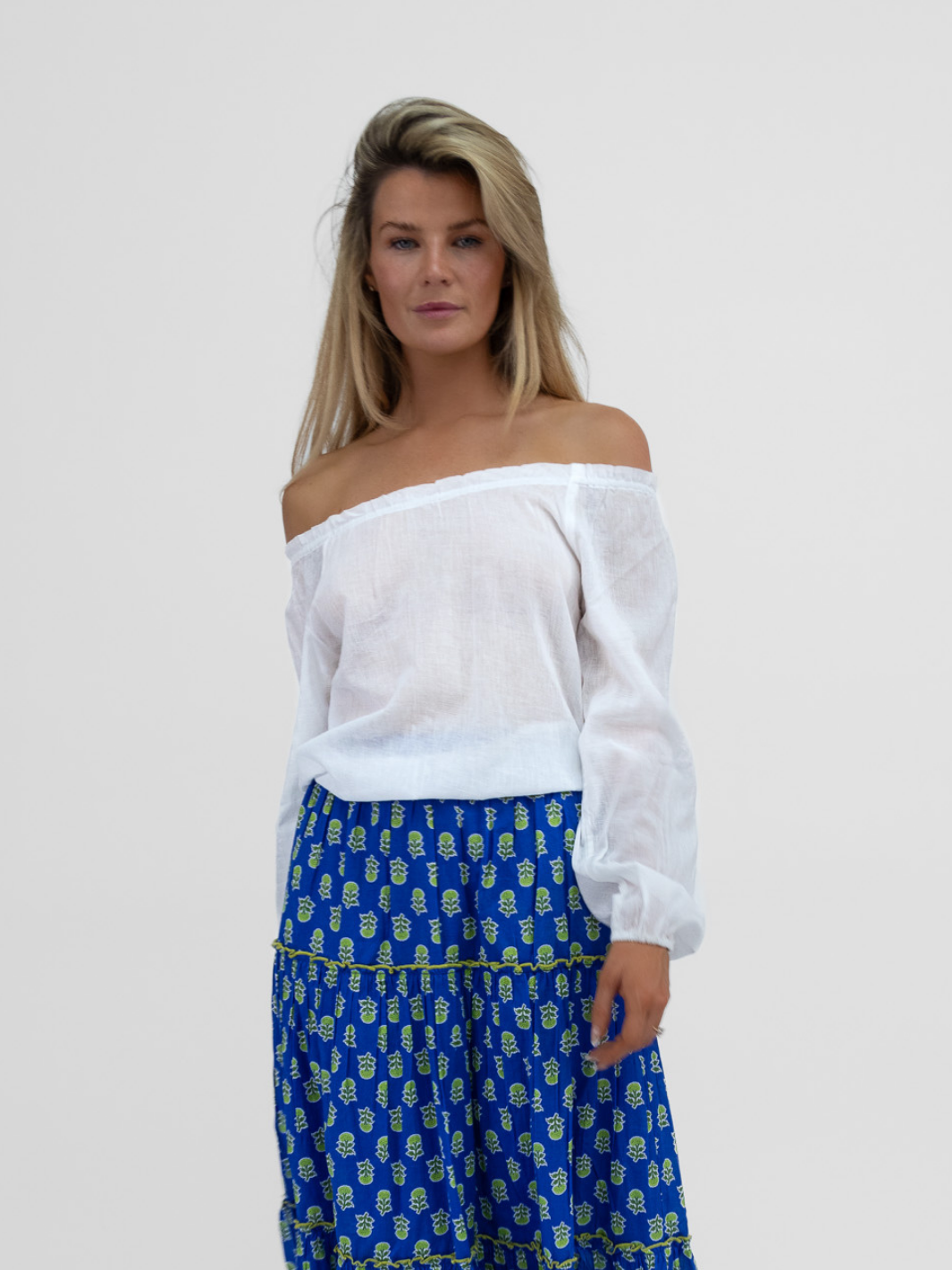 Aspiga Top Ilana Long Sleeve Frill Gauze Top From Aspiga