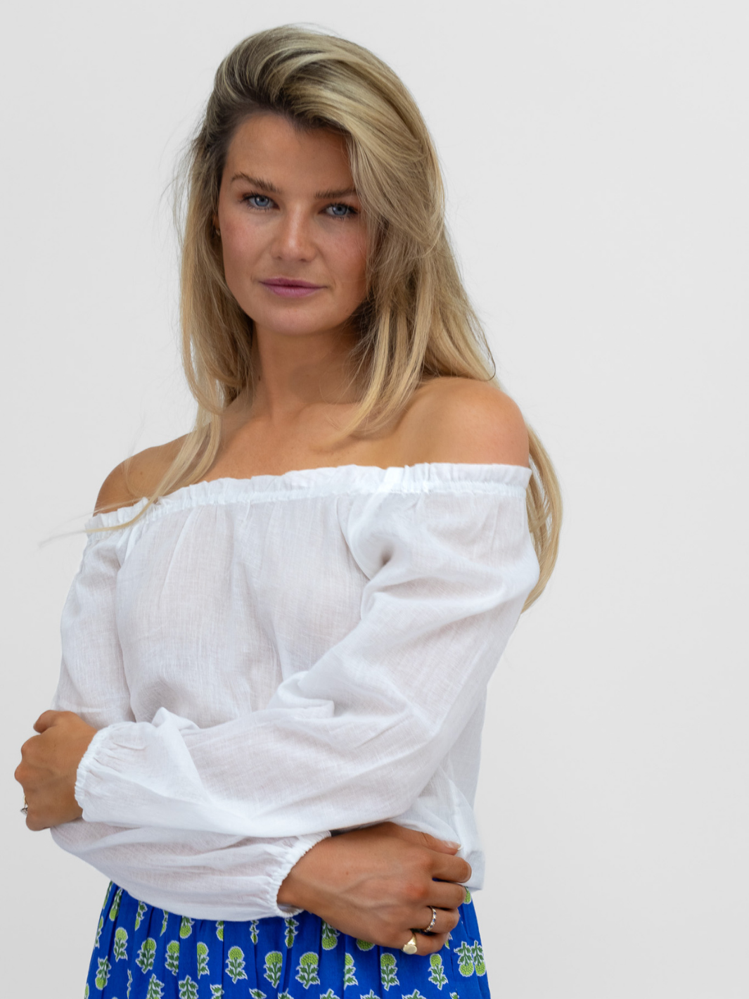 Aspiga Top Ilana Long Sleeve Frill Gauze Top From Aspiga