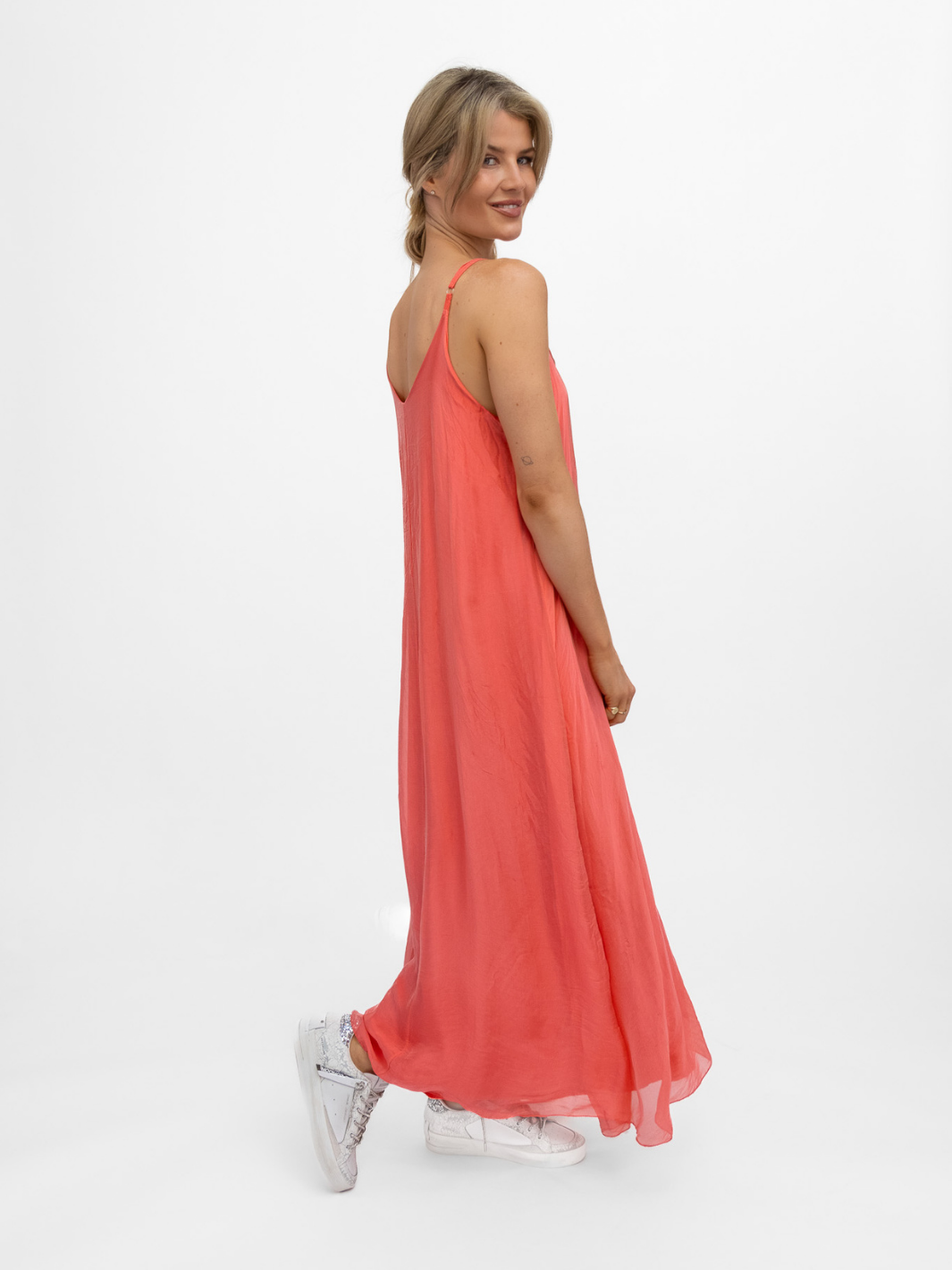 Diffusion By Kate Dress One Size Sophie Dress In Coral