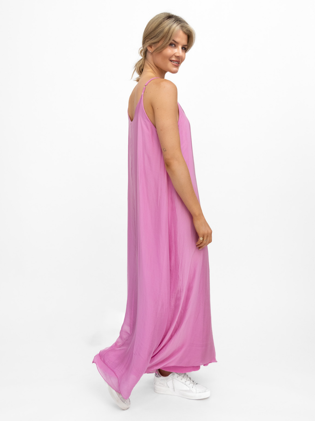 Diffusion By Kate Dress One Size Sophie Dress In Magenta Pink