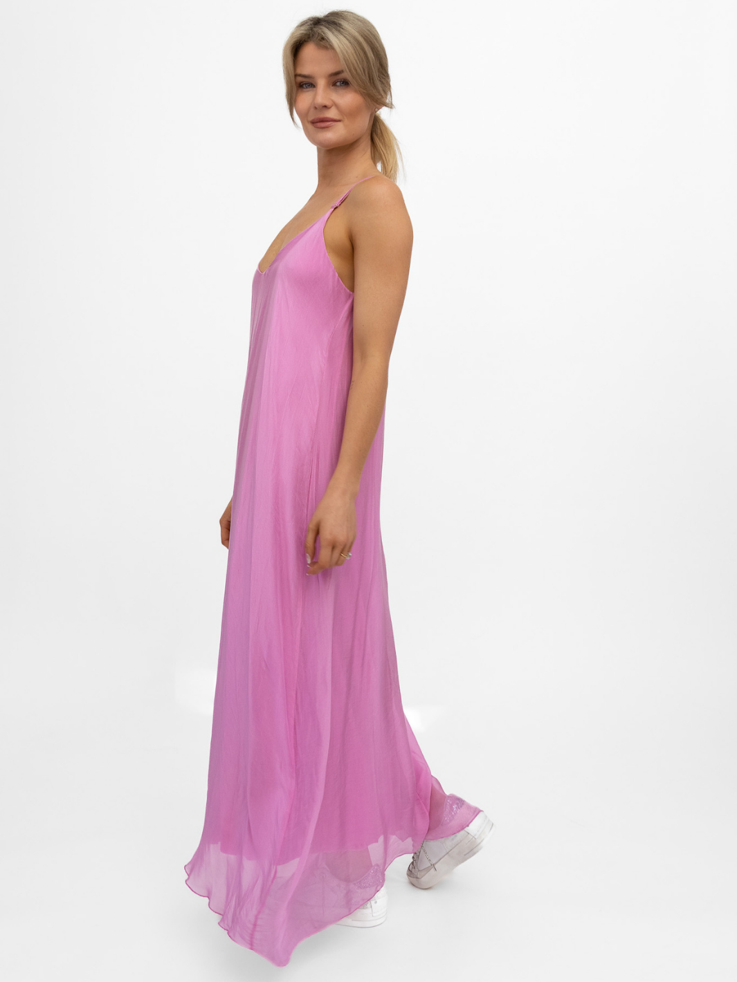 Diffusion By Kate Dress One Size Sophie Dress In Magenta Pink