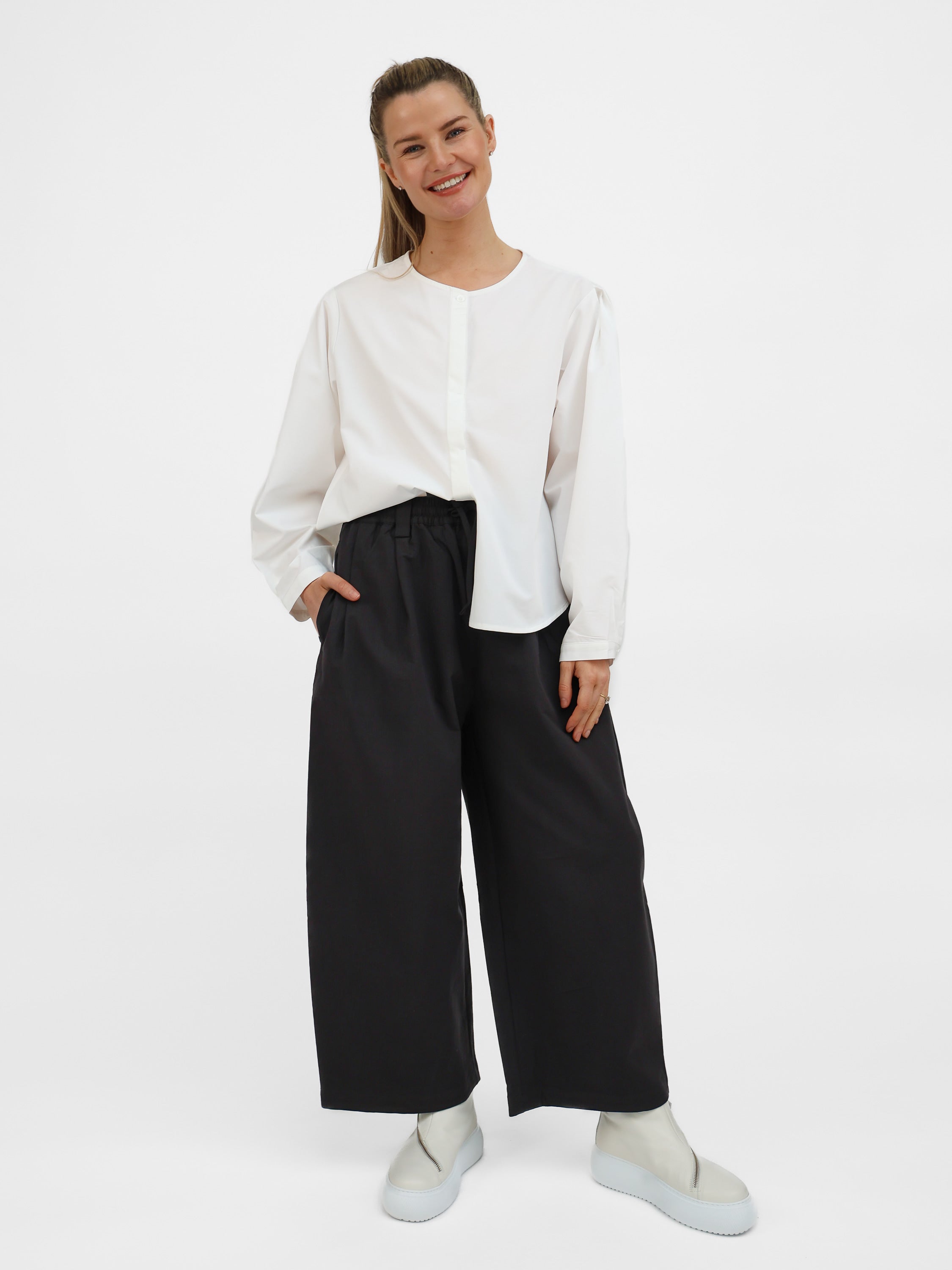 Diffusion by Kate Shirt The Jess Shirt in White