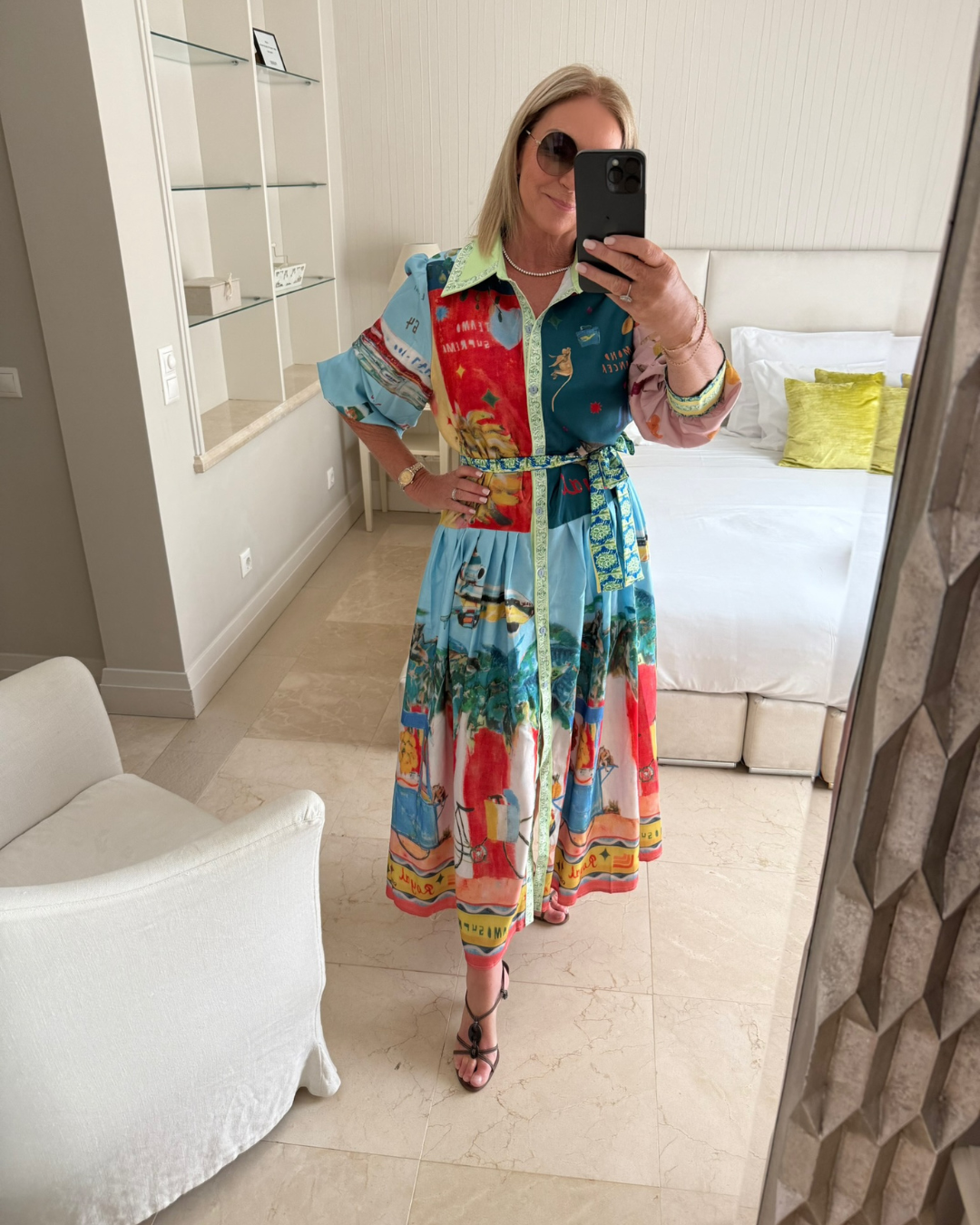 Diffusion.ie Dresses One Size Carnival Dress in Bold Brights