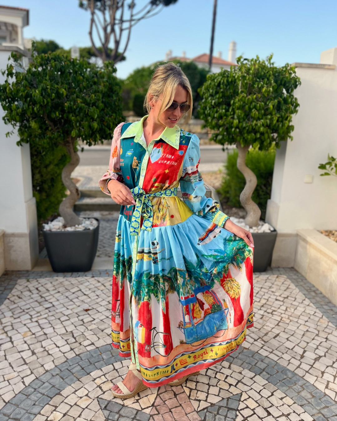 Diffusion.ie Dresses One Size Carnival Dress in Bold Brights