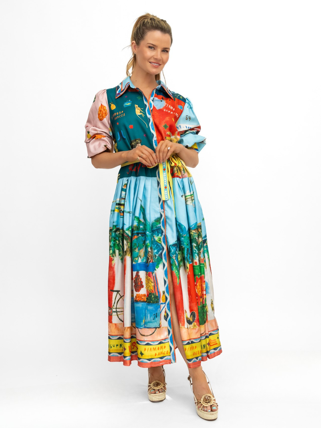 Diffusion.ie Dresses Carnival Dress in Bold Brights