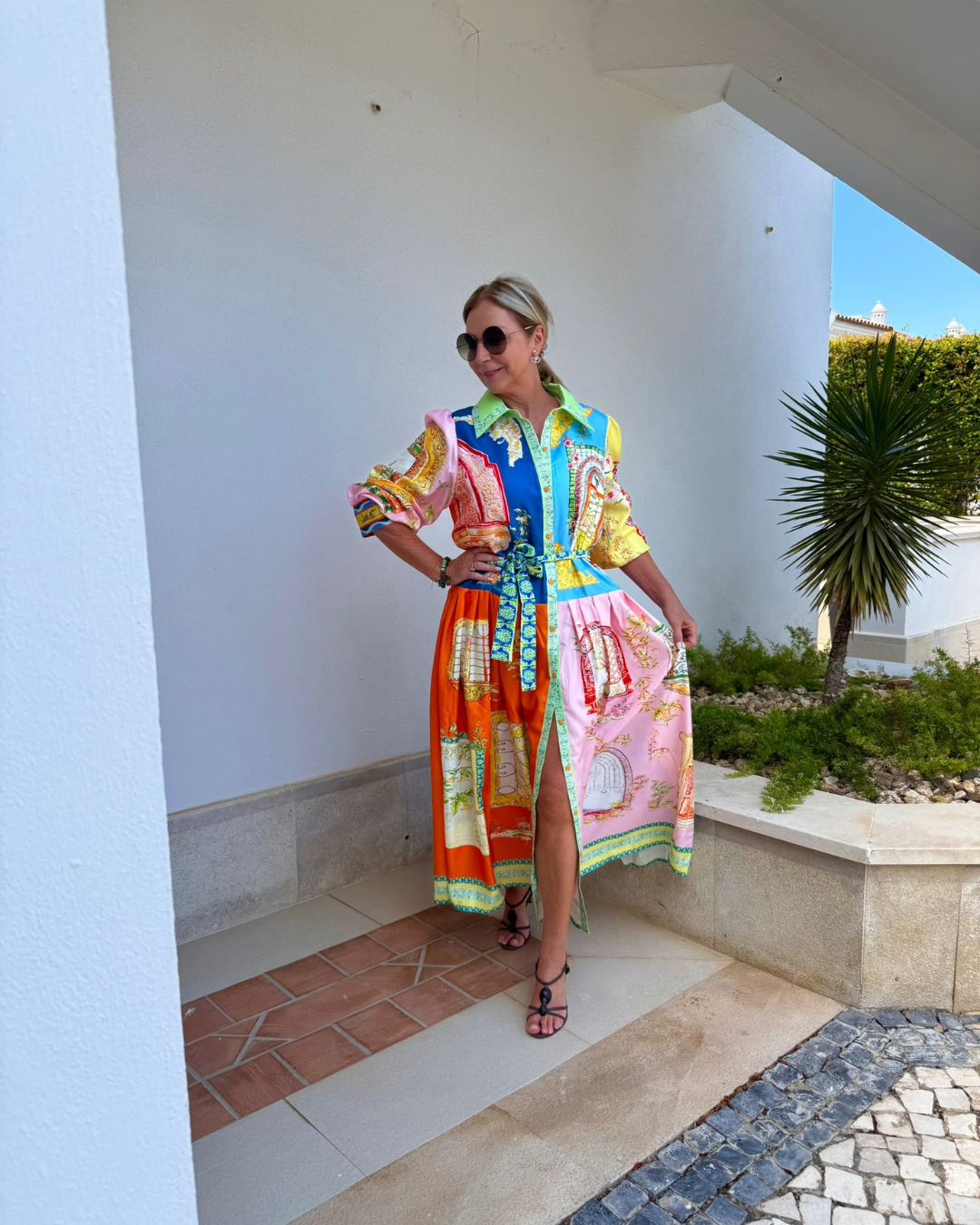 Diffusion.ie Dresses One Size Carnival Dress in Soft Pastel