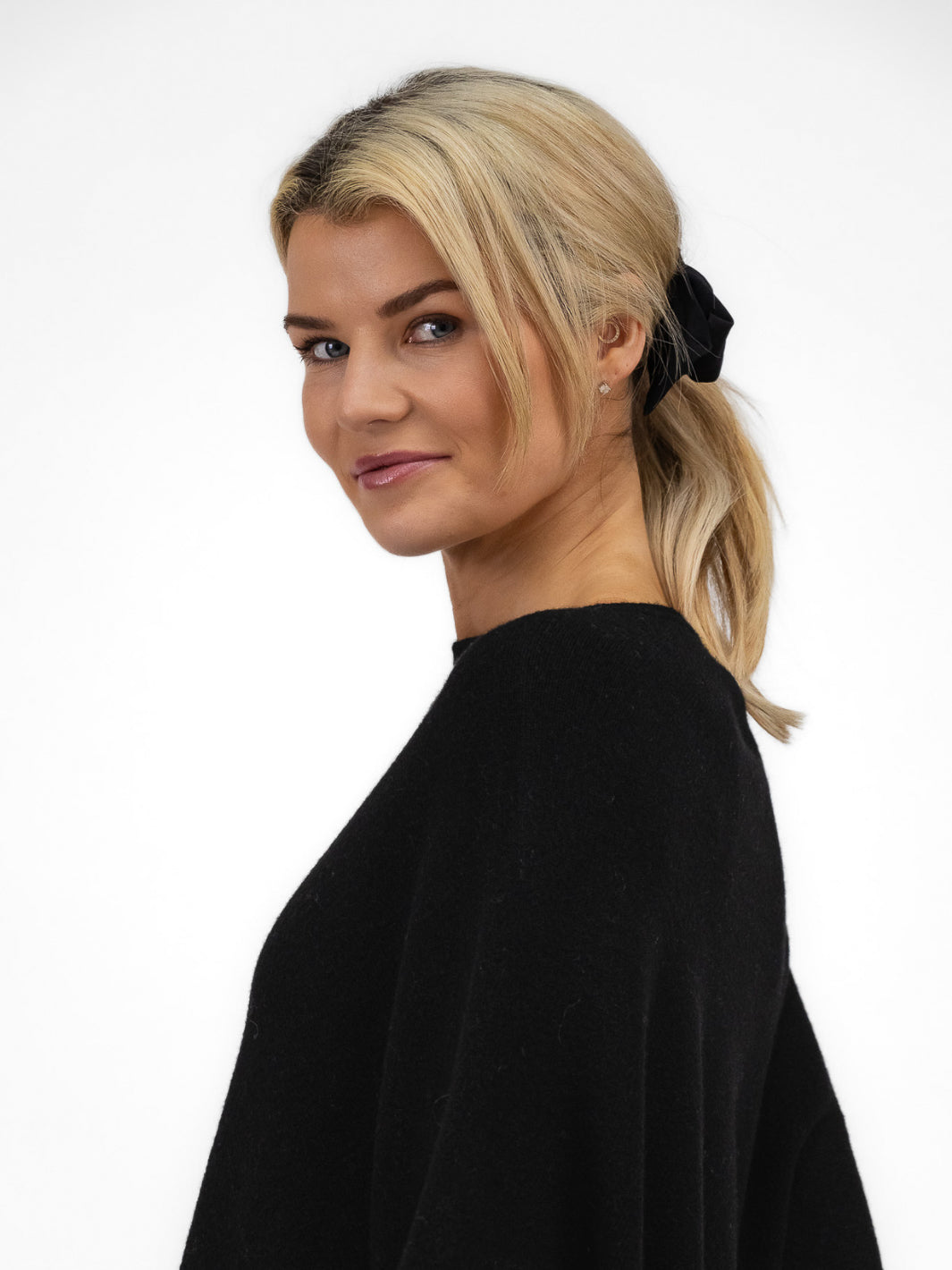 Diffusion.ie Knitwear One Size Lea Batwing Knit Jumper In Black