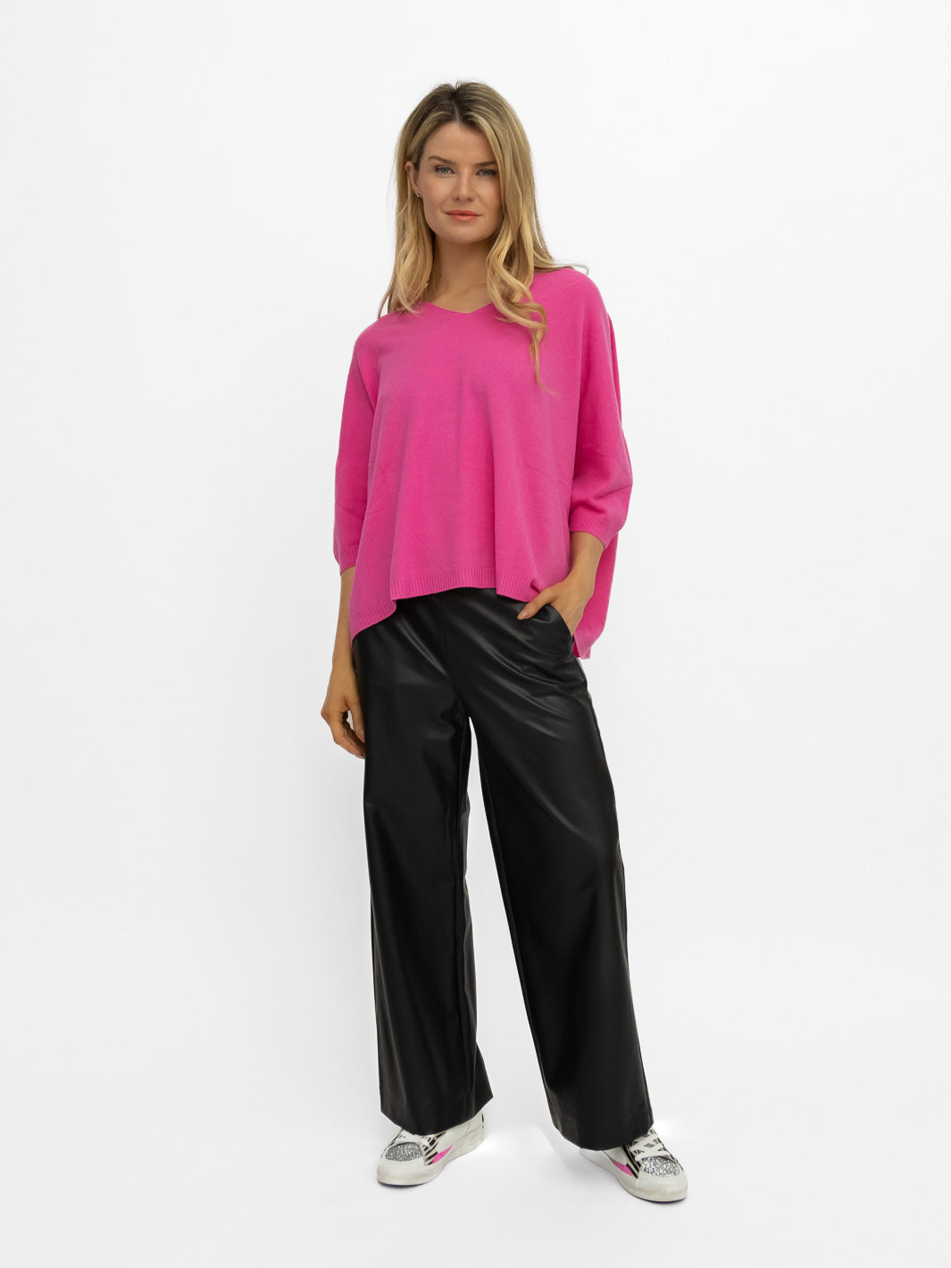 Diffusion.ie Sweater One Size Livia Sweater in Magenta