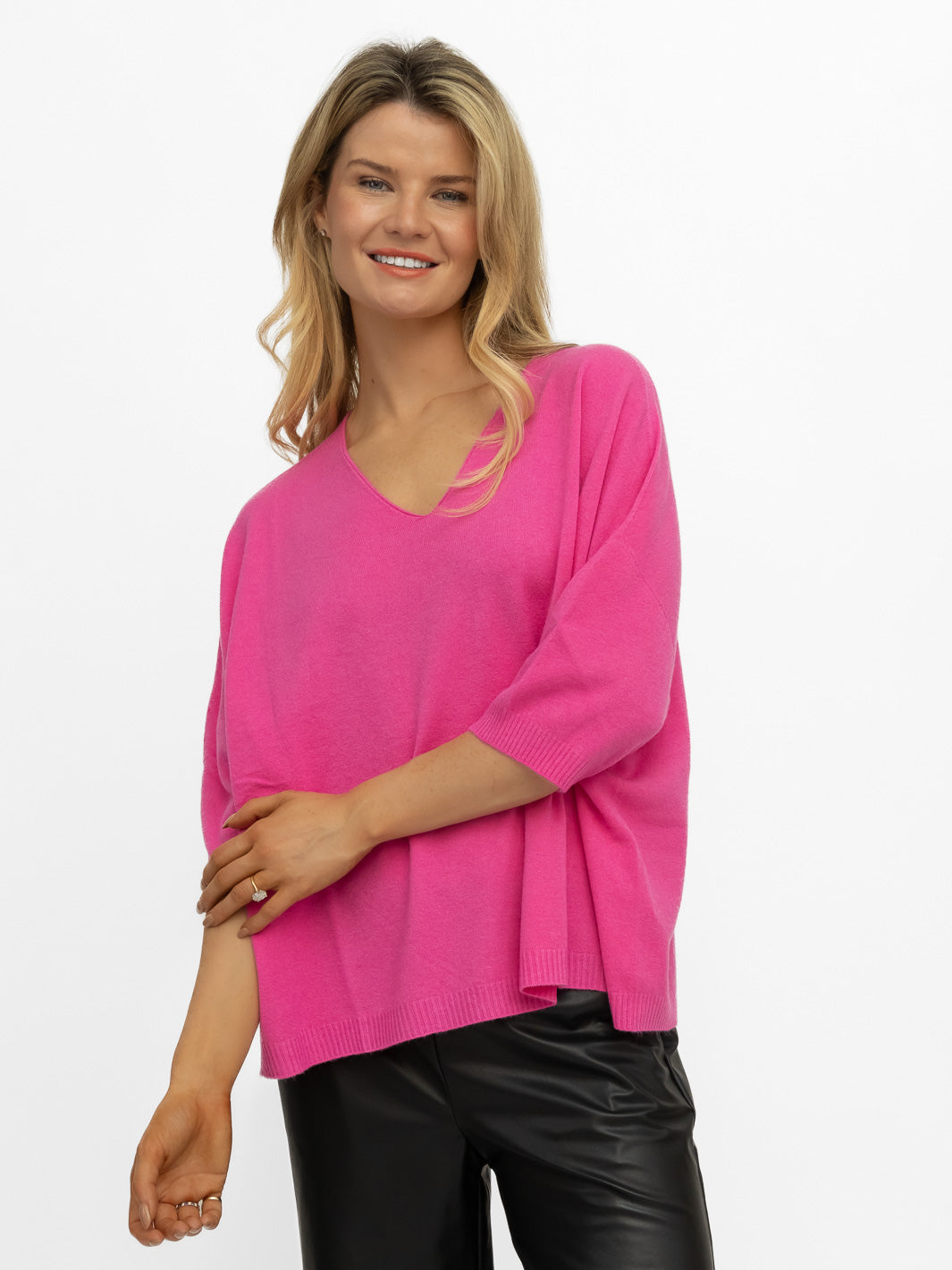 Diffusion.ie Sweater One Size Livia Sweater in Magenta