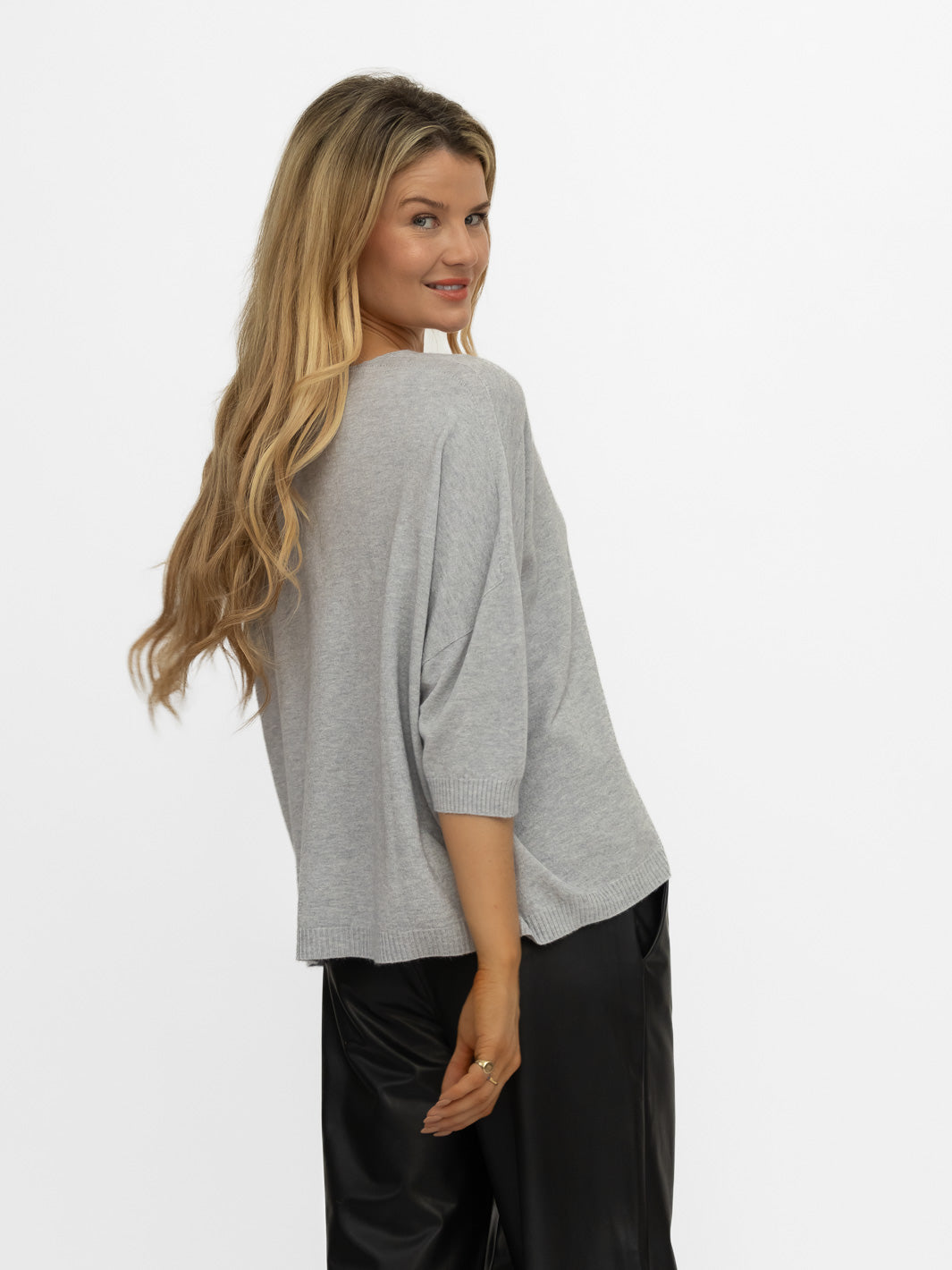 Diffusion.ie Sweater One Size Livia Sweater in Soft Grey