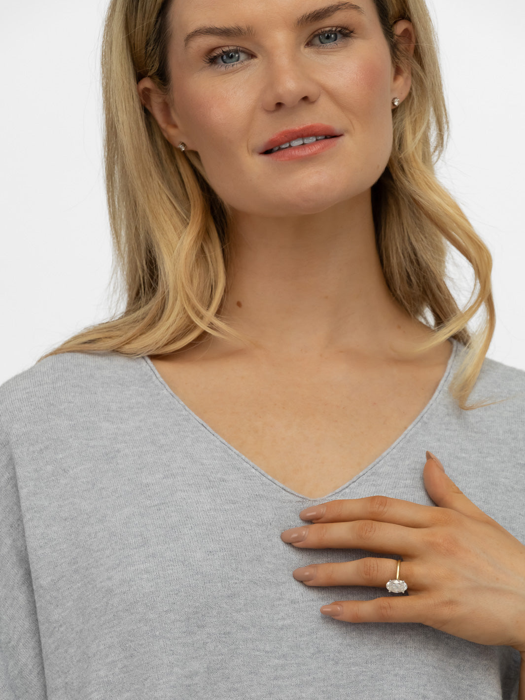 Diffusion.ie Sweater One Size Livia Sweater in Soft Grey