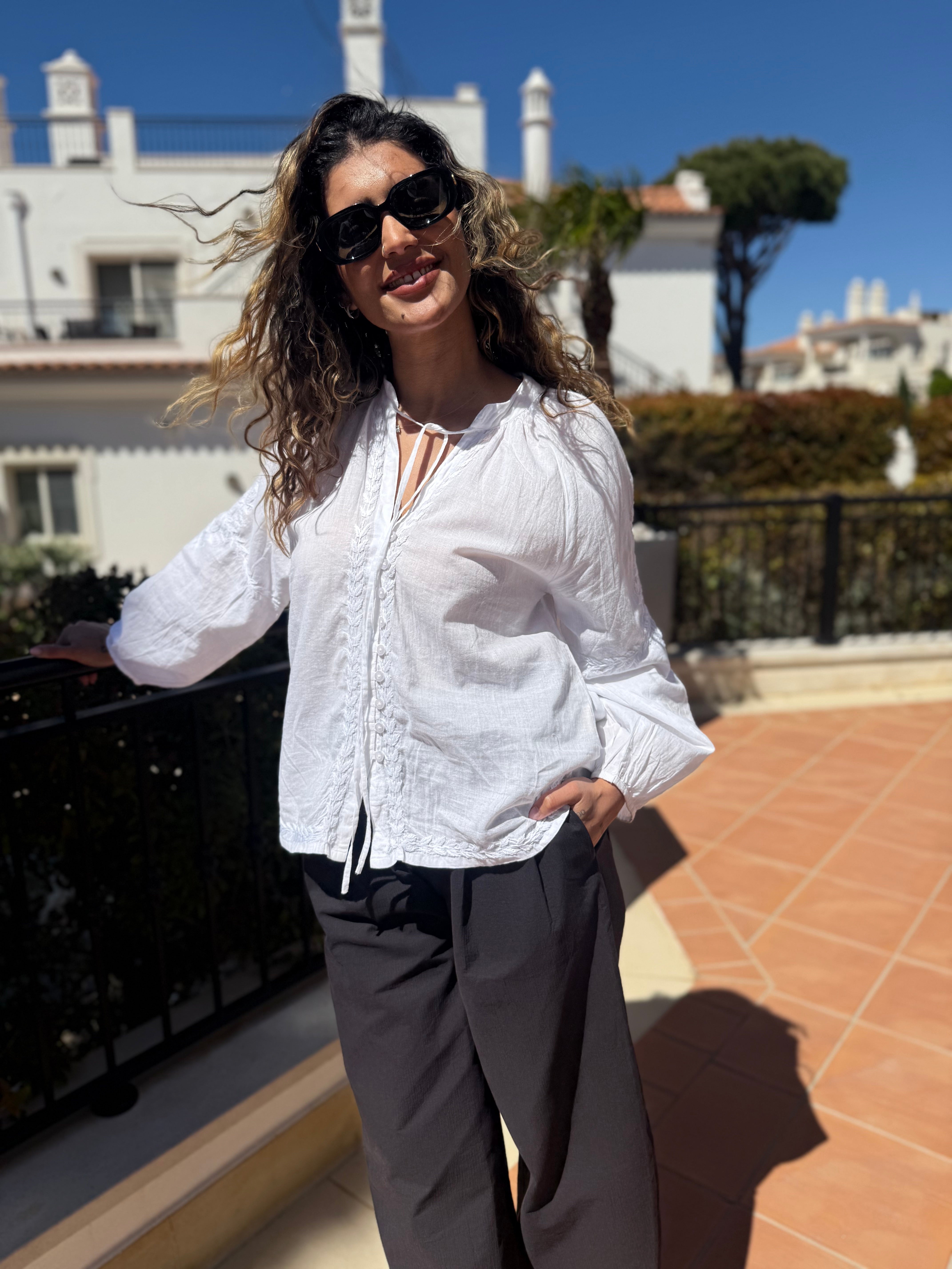 Dream Blouse Athena Blouse In White