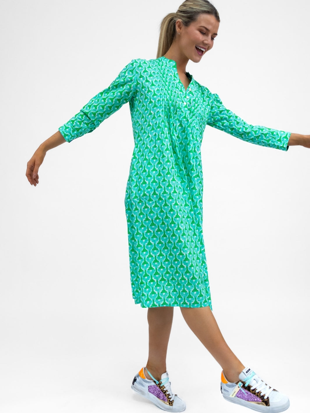 Dream Dresses Dress Phantom Dress In Apple Green