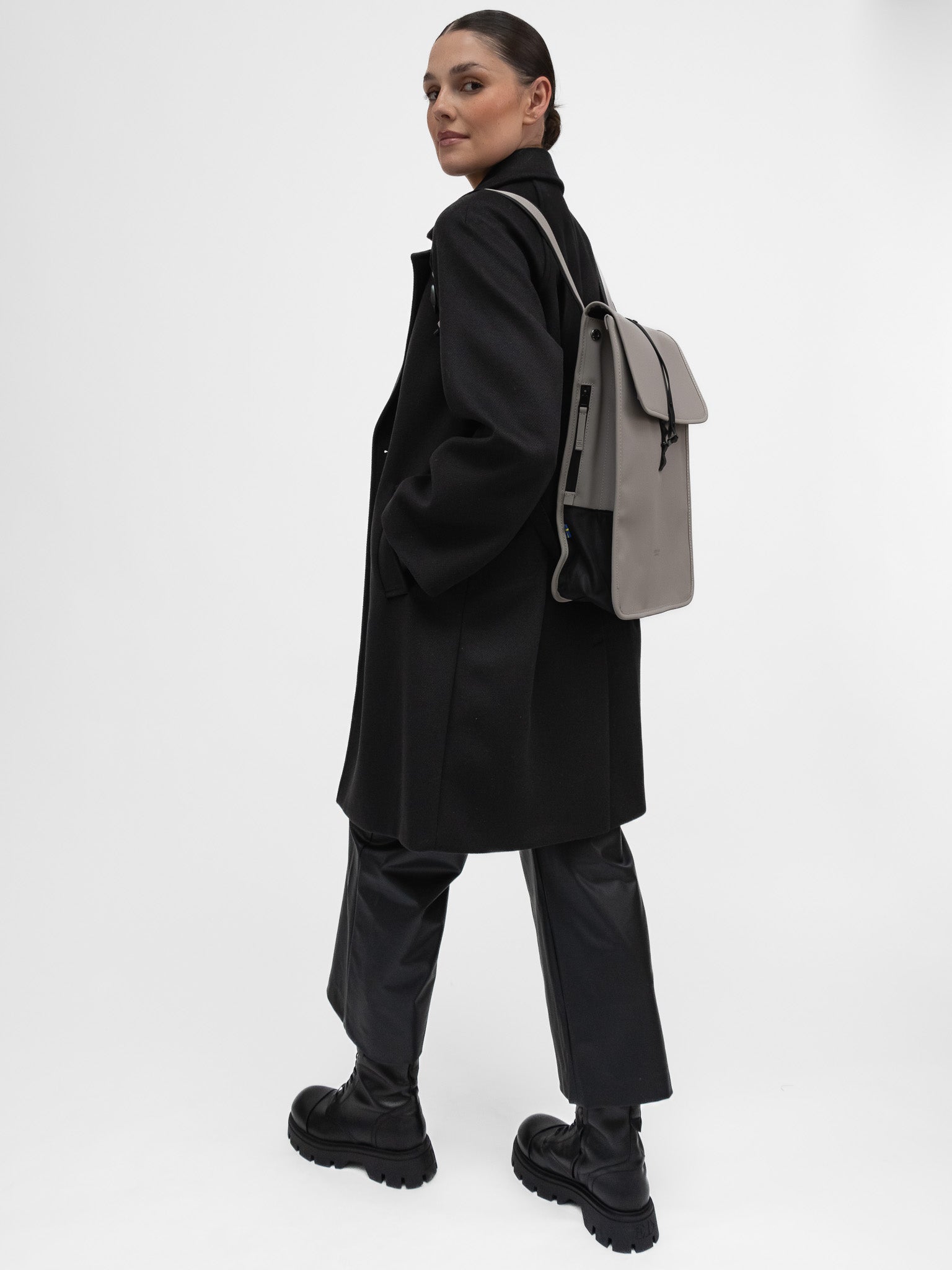 Gaston Luga Bag One Size Däsh Backpack 13" in Taupe