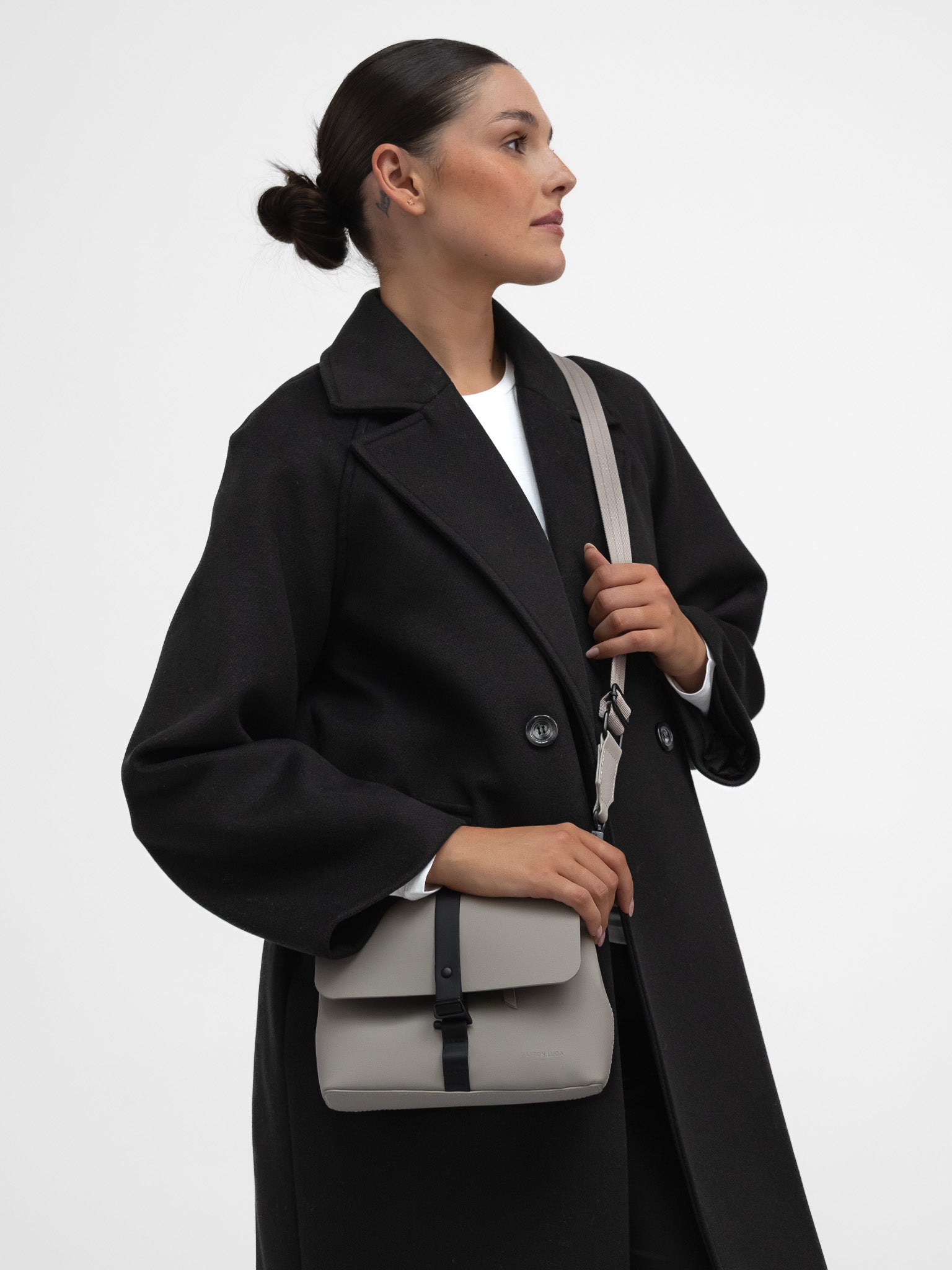 Gaston Luga Bag One Size Spläsh Crossbody Bag in Taupe