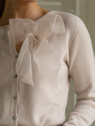 Italian Collection Cardigan One Size Beau Cardigan in Latte