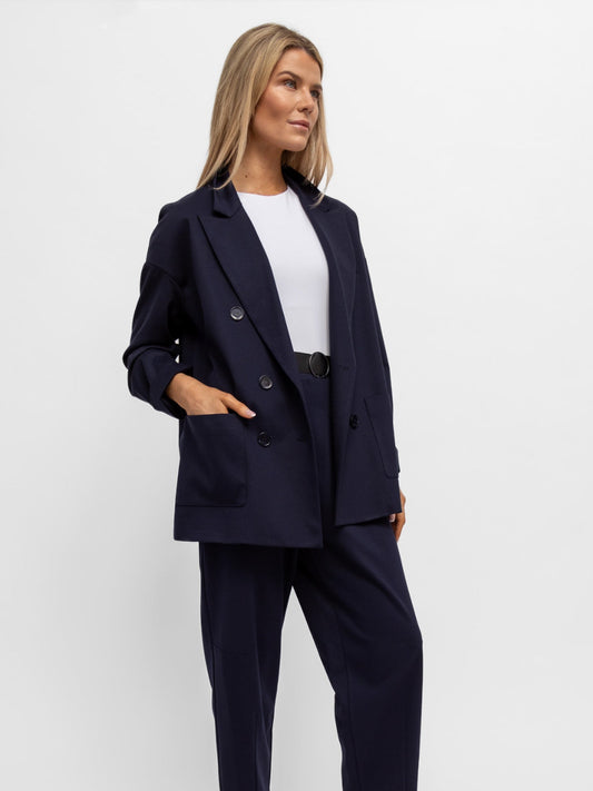 Italian Collection Jacket The Italian Collection Travel Jacket in French Navy