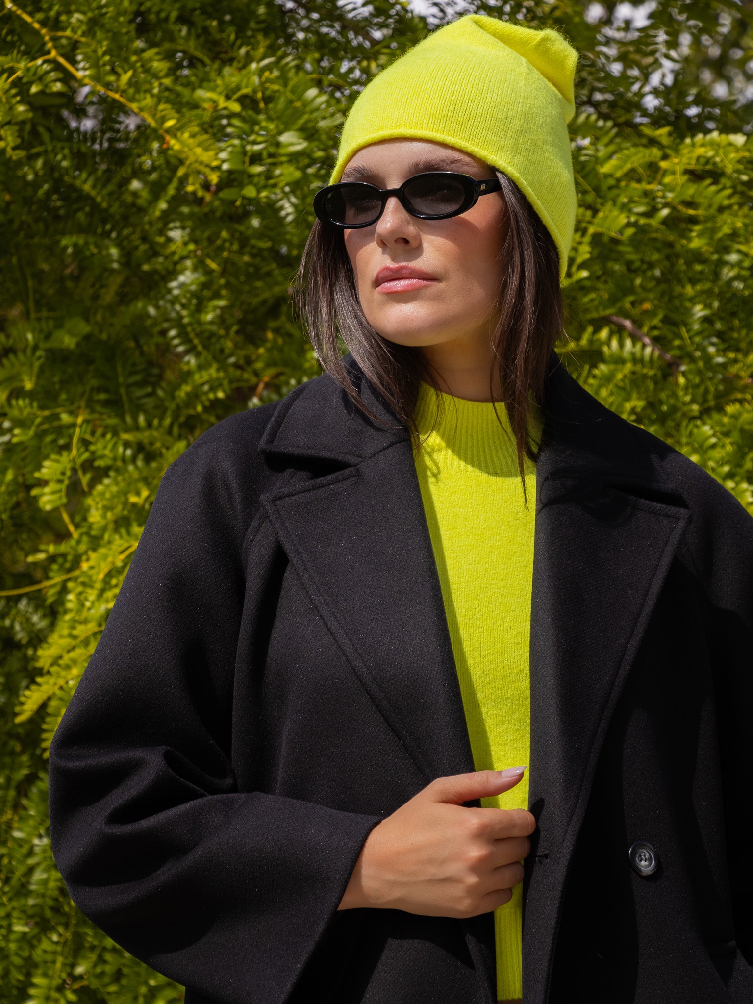 Italian Collection Sweater One Size Gina Short Sleeved Sweater in Trinny Yellow