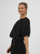 Italian Collection Top Tulle Top in Black