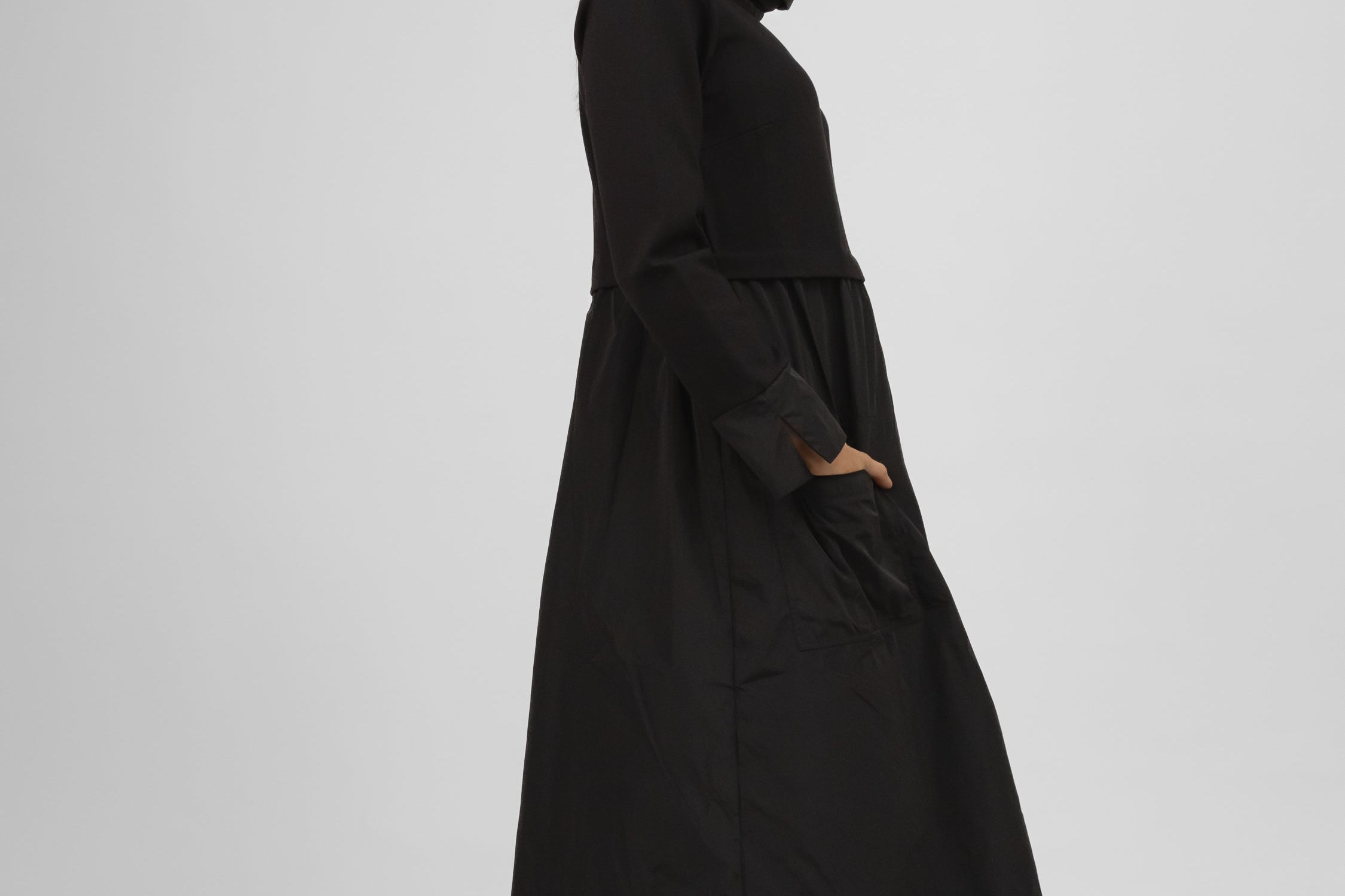 Jane Lushka Dress Ester Taffeta Dress in Black
