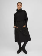 Jane Lushka Dress Ester Taffeta Dress in Black