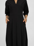 Jane Lushka Dress Gaara Dress Technical Jersey in Black