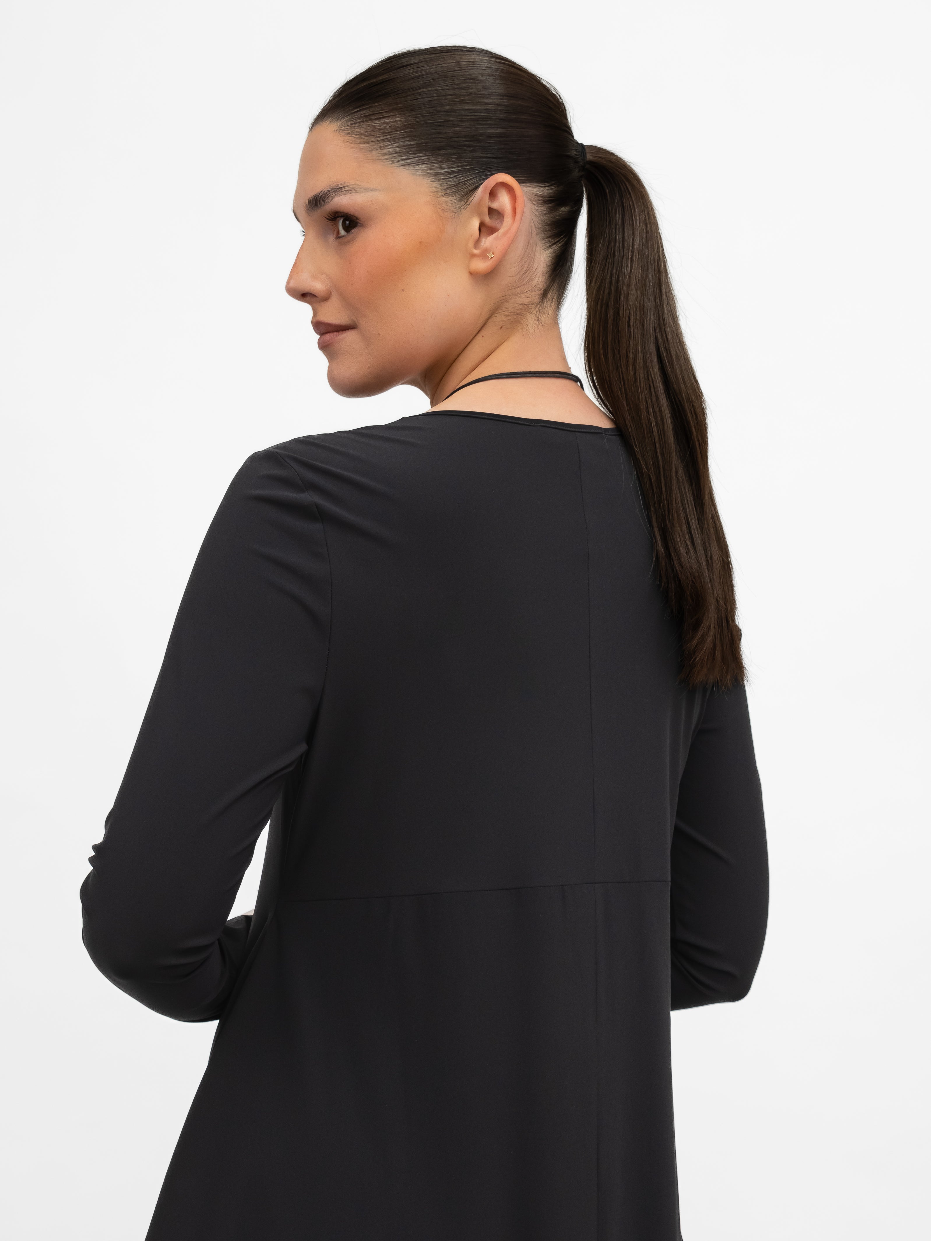 Jane Lushka Dress Isabel Dress Technical Jersey in Black