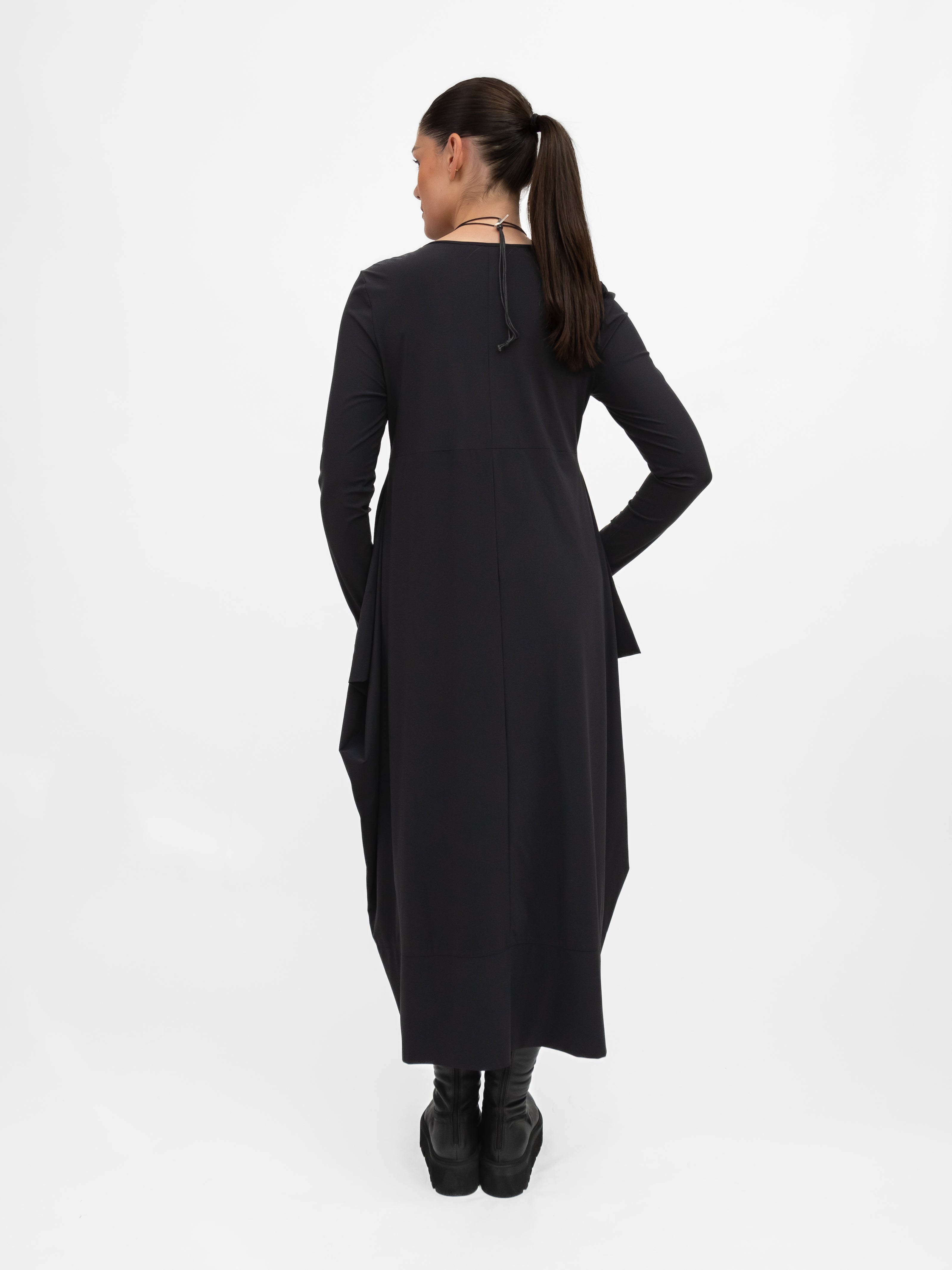 Jane Lushka Dress Isabel Dress Technical Jersey in Black