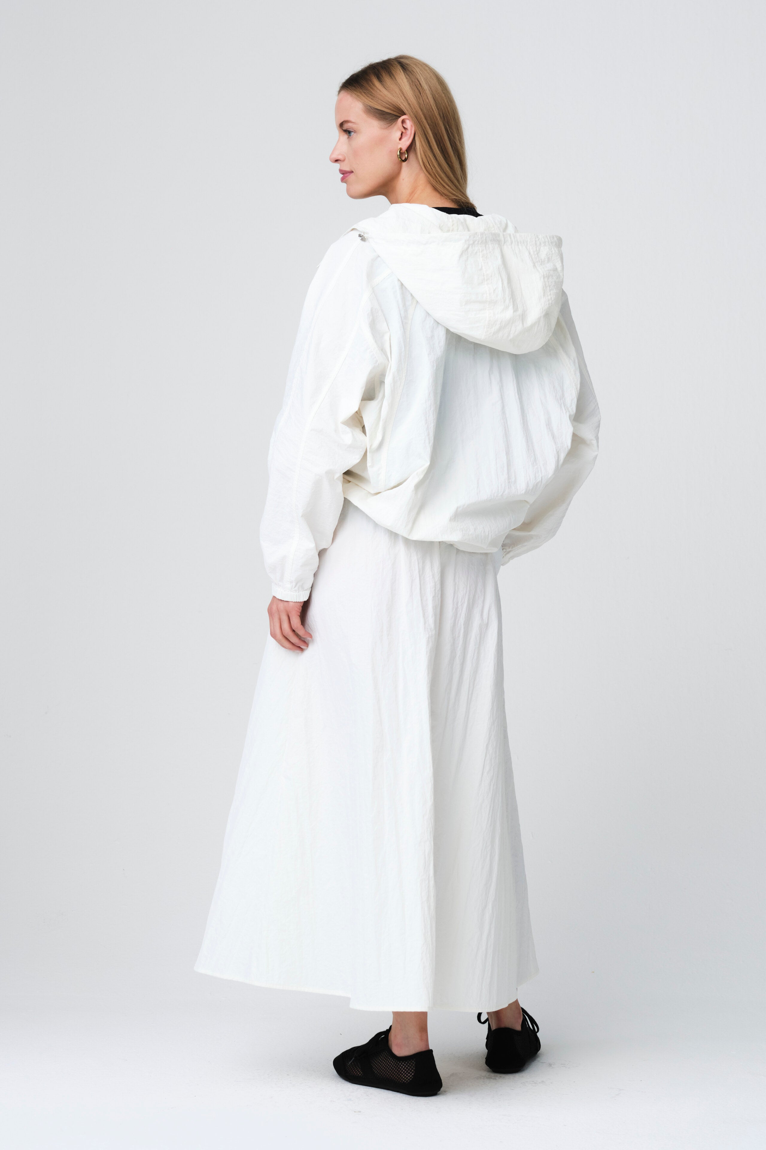 Jane Lushka Jacket Asuka Tafeta Jacket in Off White