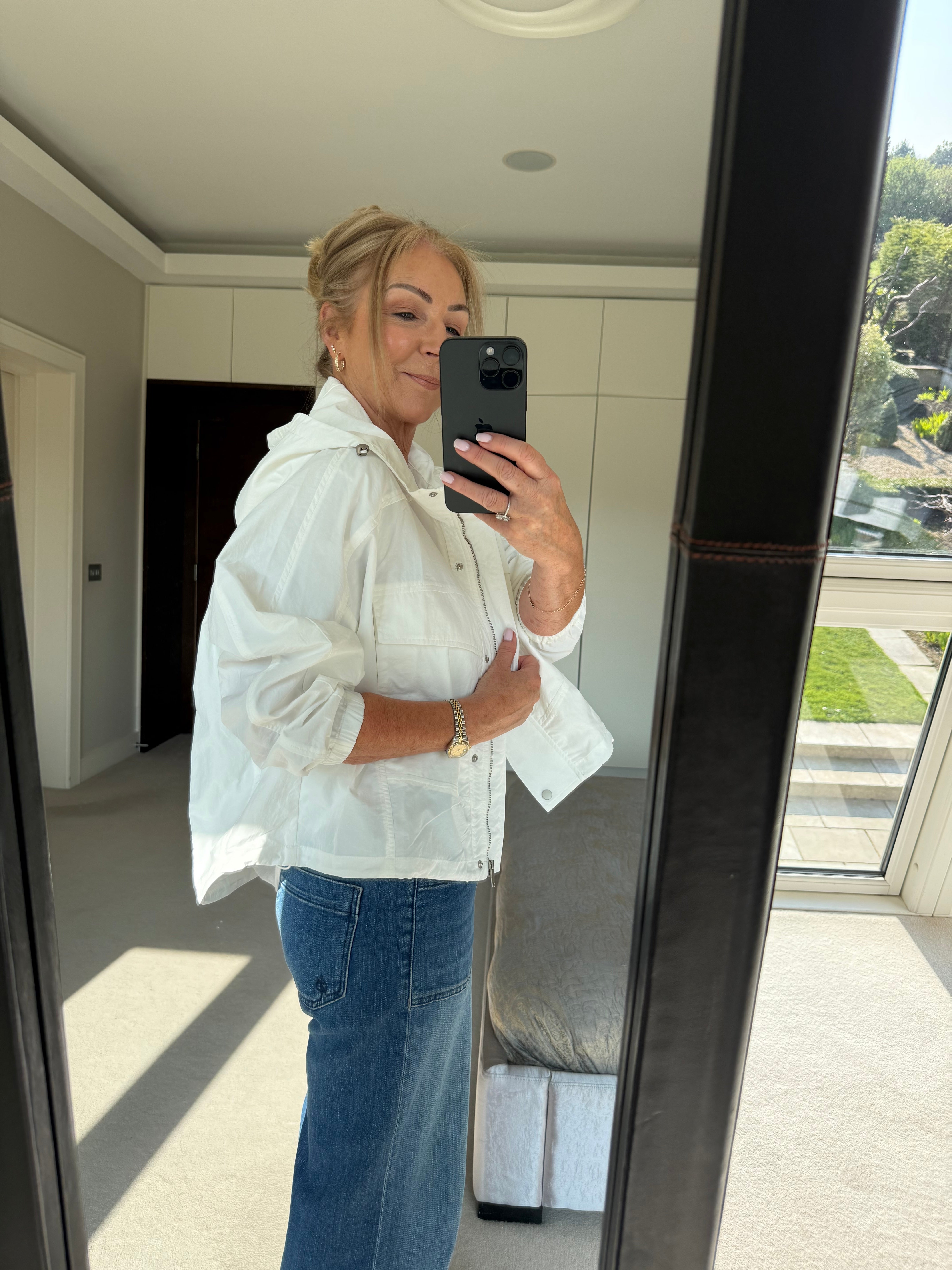 Jane Lushka Jacket Asuka Tafeta Jacket in Off White