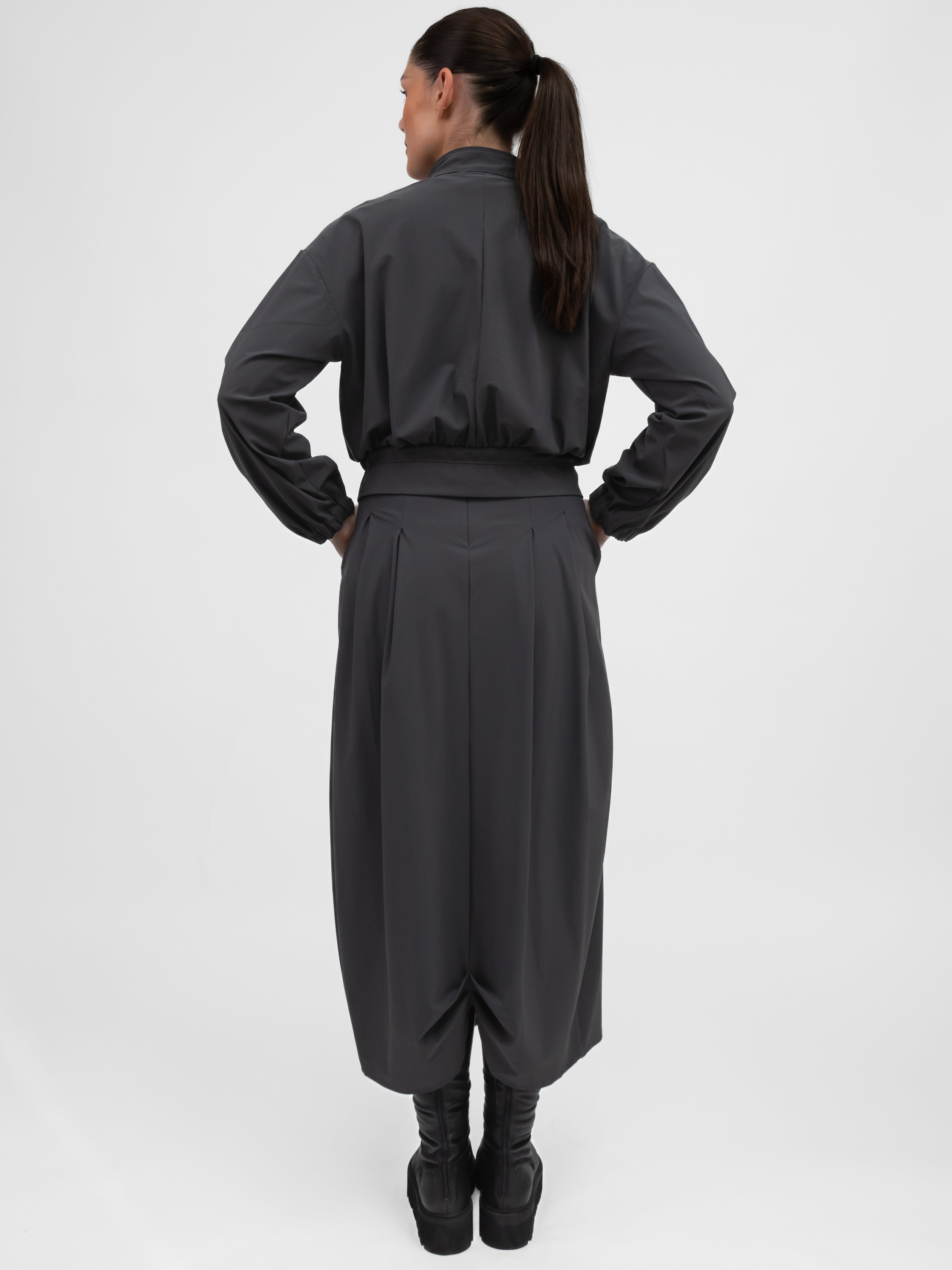 Jane Lushka Jacket Ian Jacket Technical Jersey in Grey