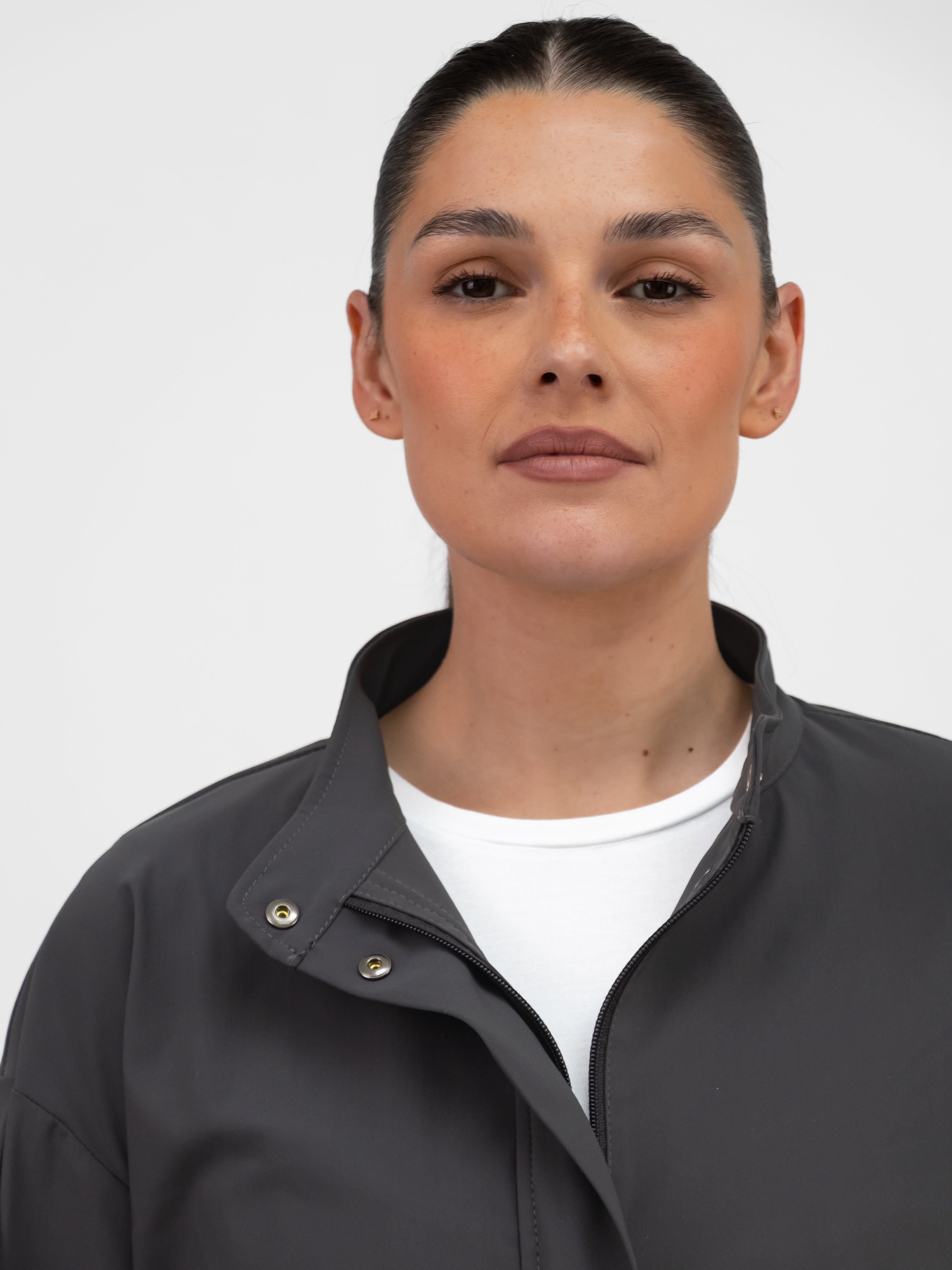 Jane Lushka Jacket Ian Jacket Technical Jersey in Grey