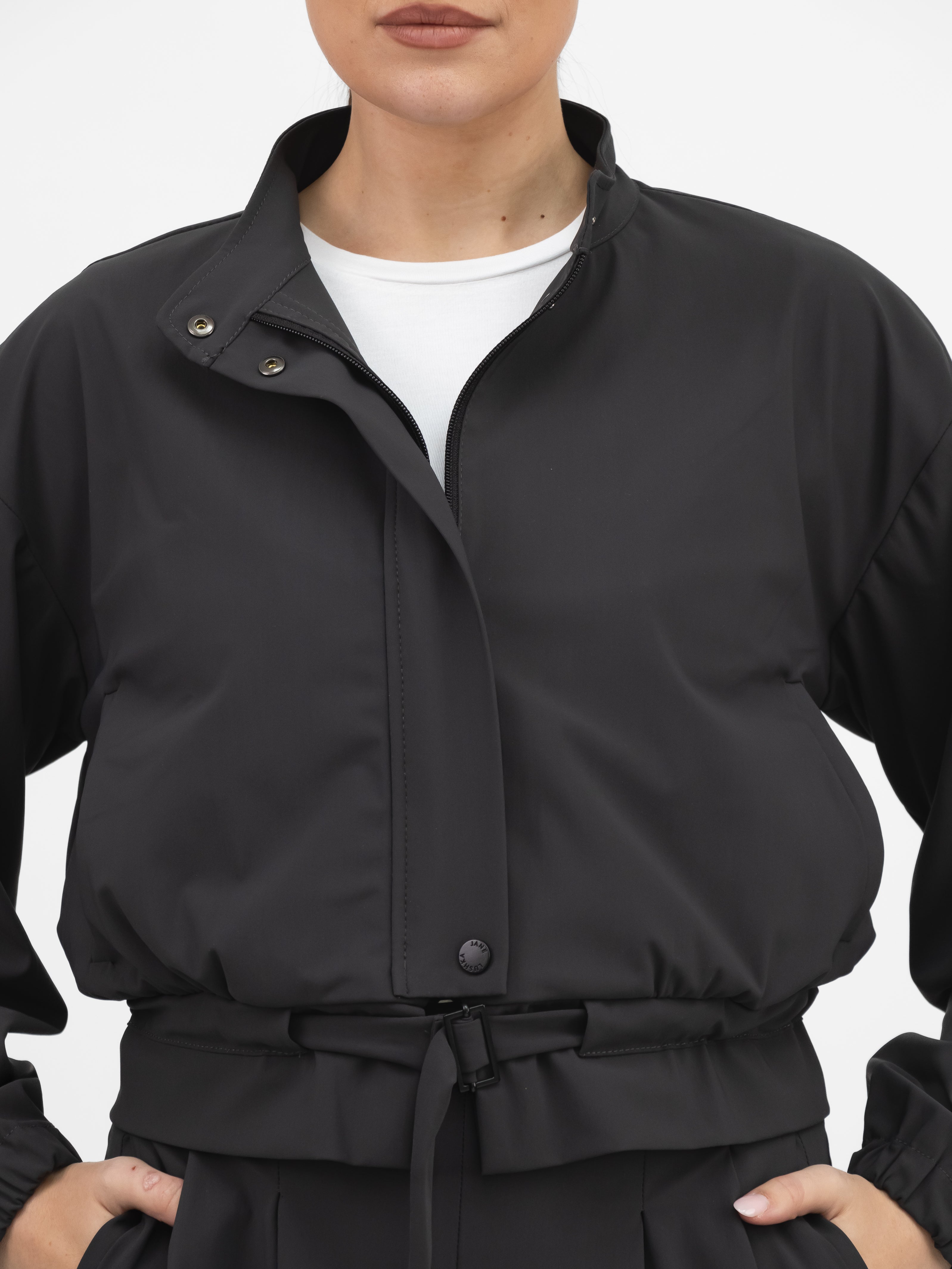 Jane Lushka Jacket Ian Jacket Technical Jersey in Grey