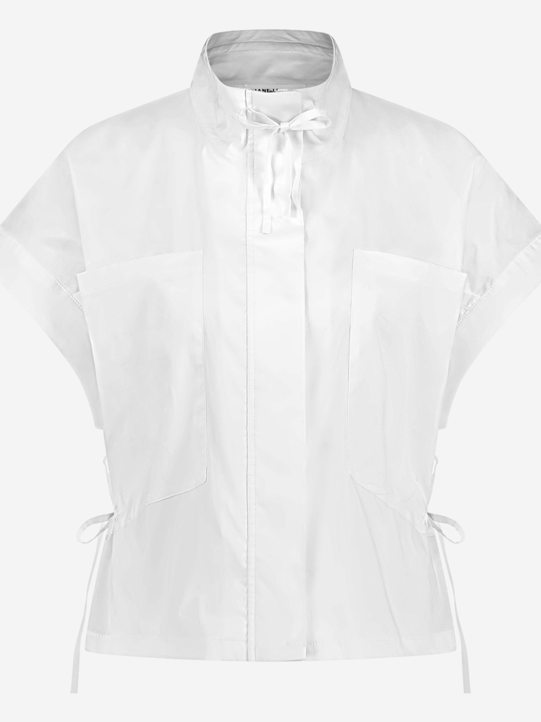 Jane Lushka Jacket Paola Poplin Jacket In White From Jane Lushka