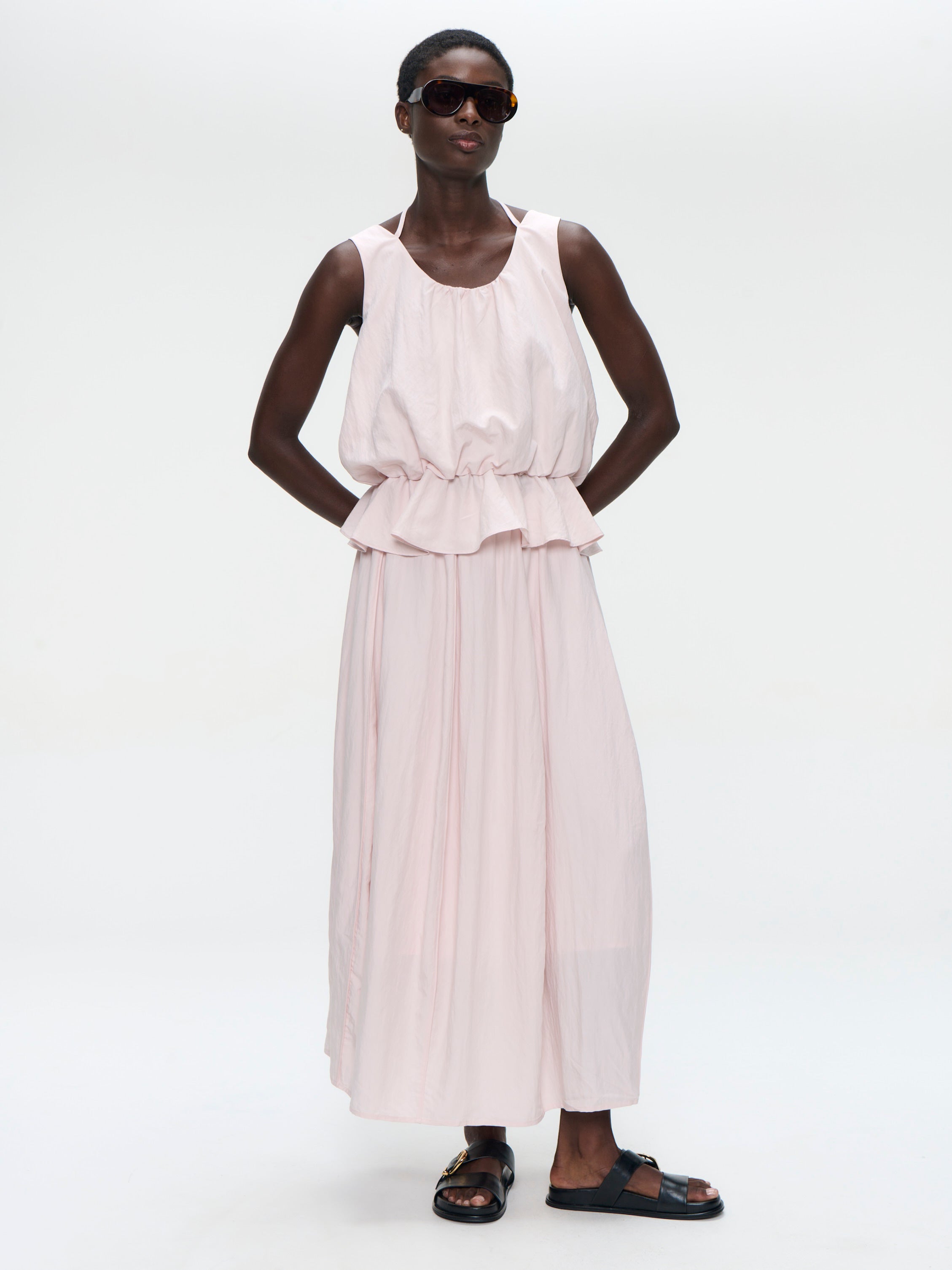 Jane Lushka Skirt Reiki Viscose Skirt in Pink