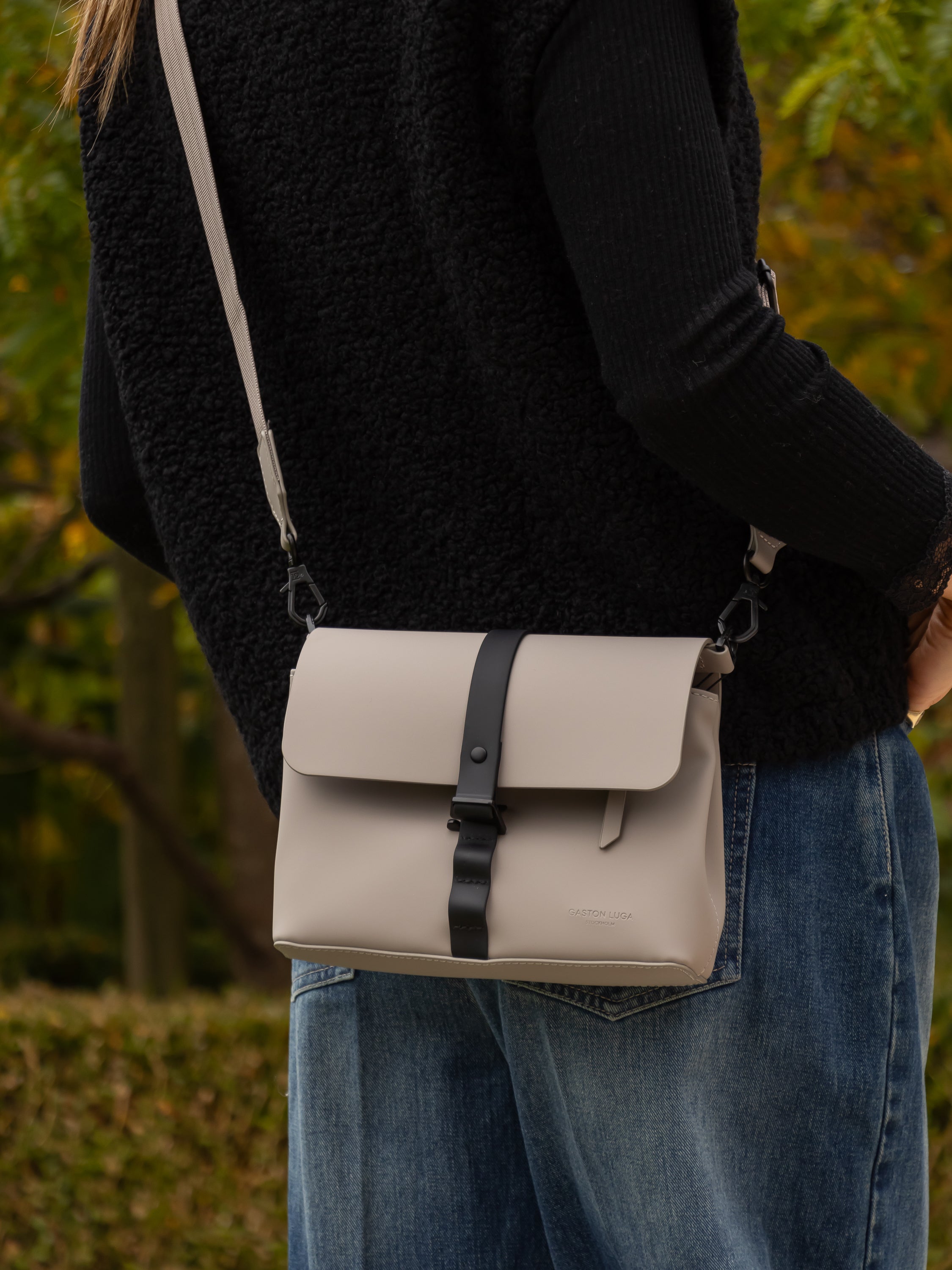 Jane Lushka Tank Top Boucle Vest in Black