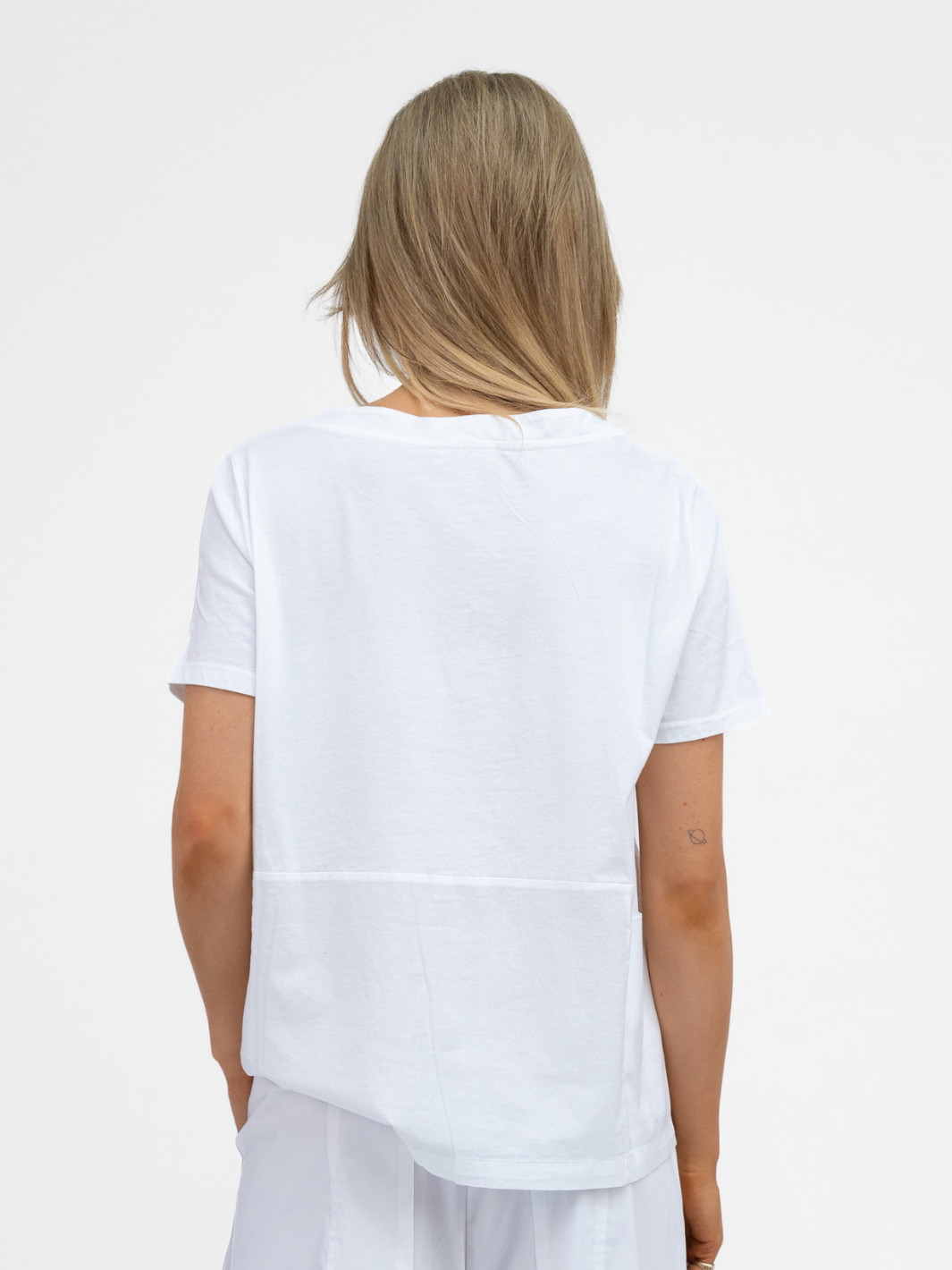 Jane Lushka Top Oversized Cotton Top In White From Jane Lushka