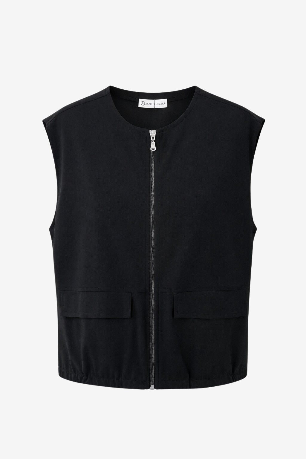 Jane Lushka Vest Ursula Vest Technical Jersey in Black