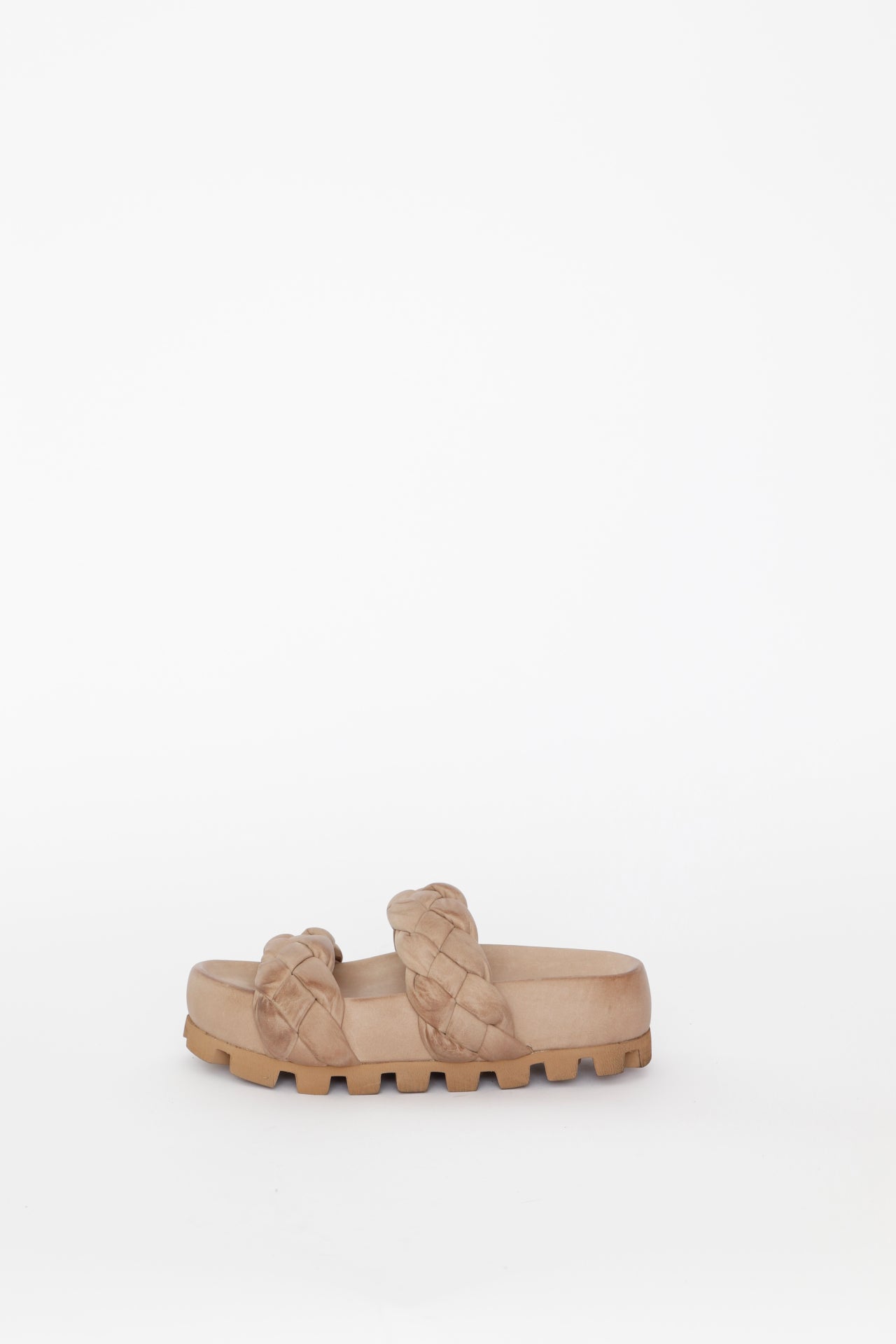 Lofina Sandals Lofina Braided Sandal in Gasoline Malto