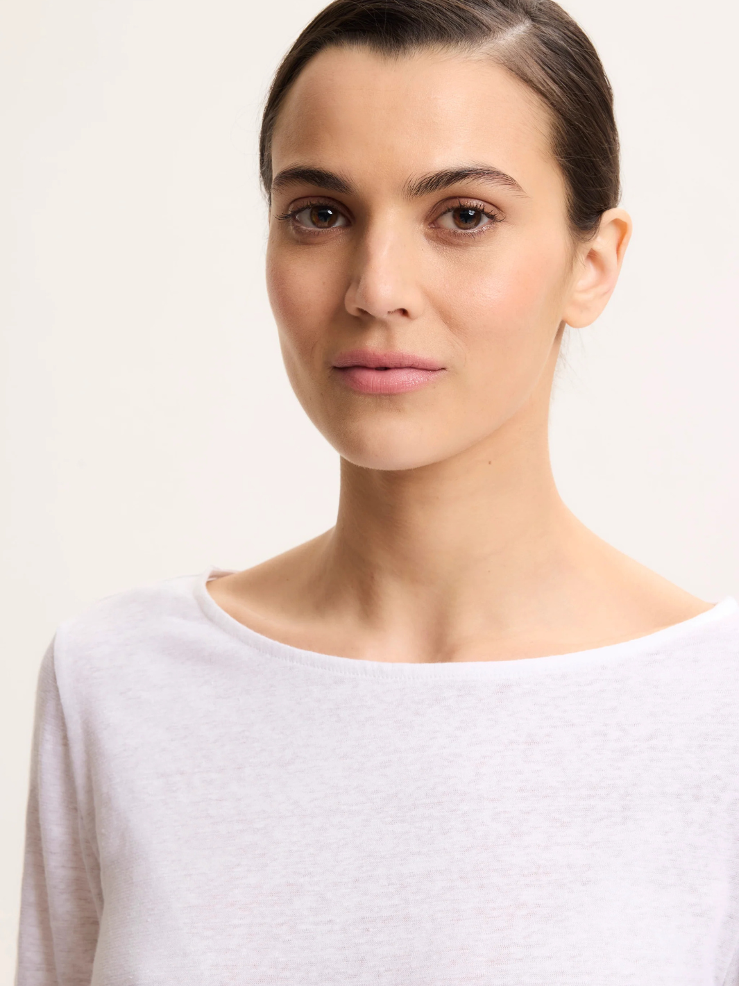 Majestic Filatures Top Bateau Top In White From Majestic Filatures