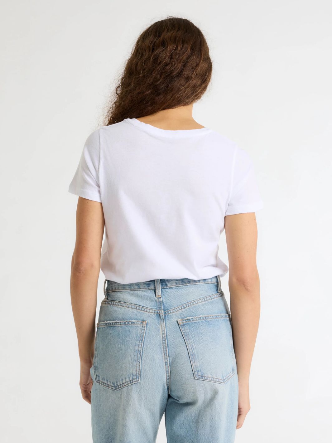 Majestic Filatures Top Polly Round Neck Tee In White From Majestic Filatures