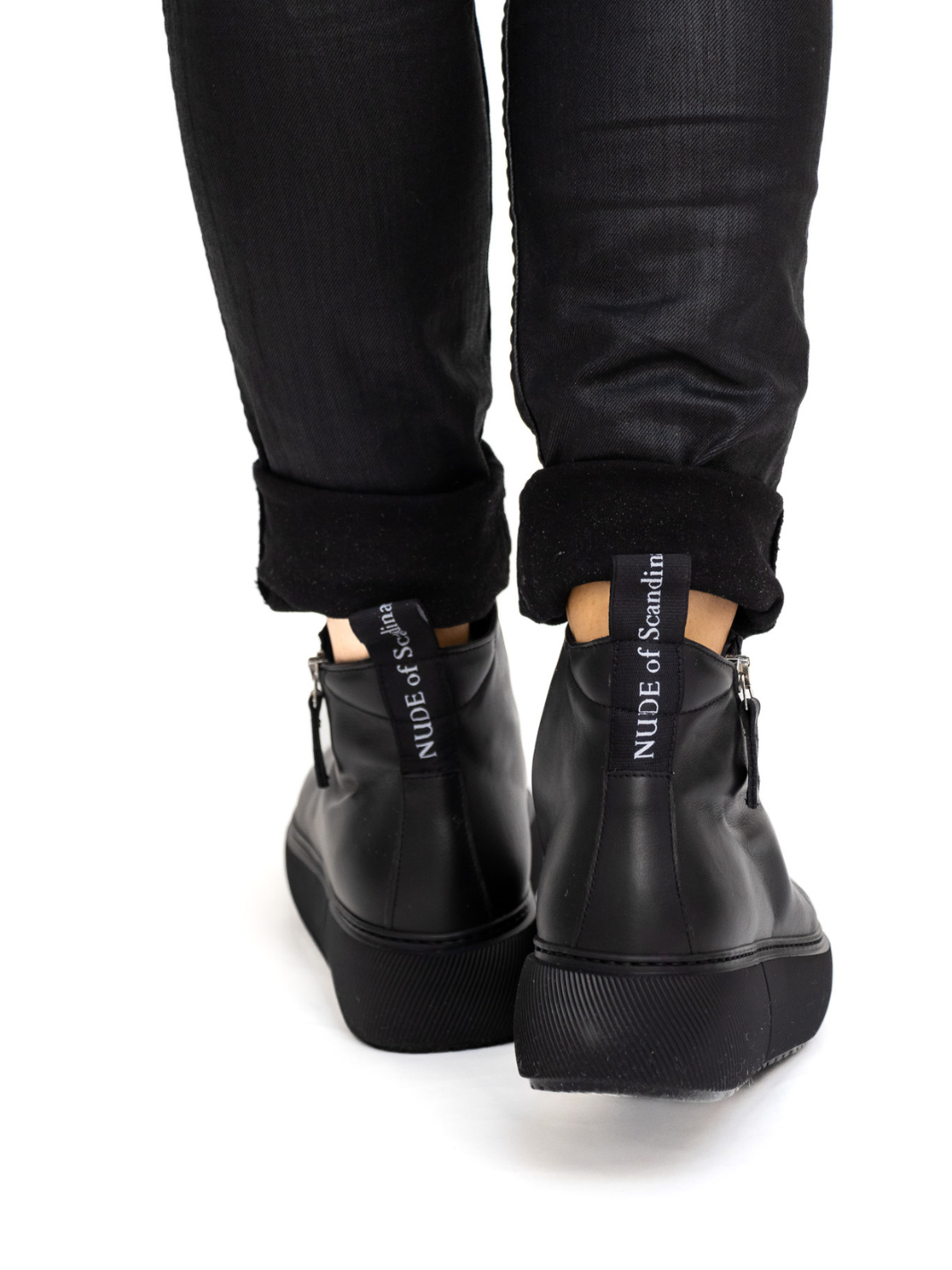 Nude Of Scandinavia Boots Nude Of Scandinavia Hedda Capricorno Ankle Boot In Black