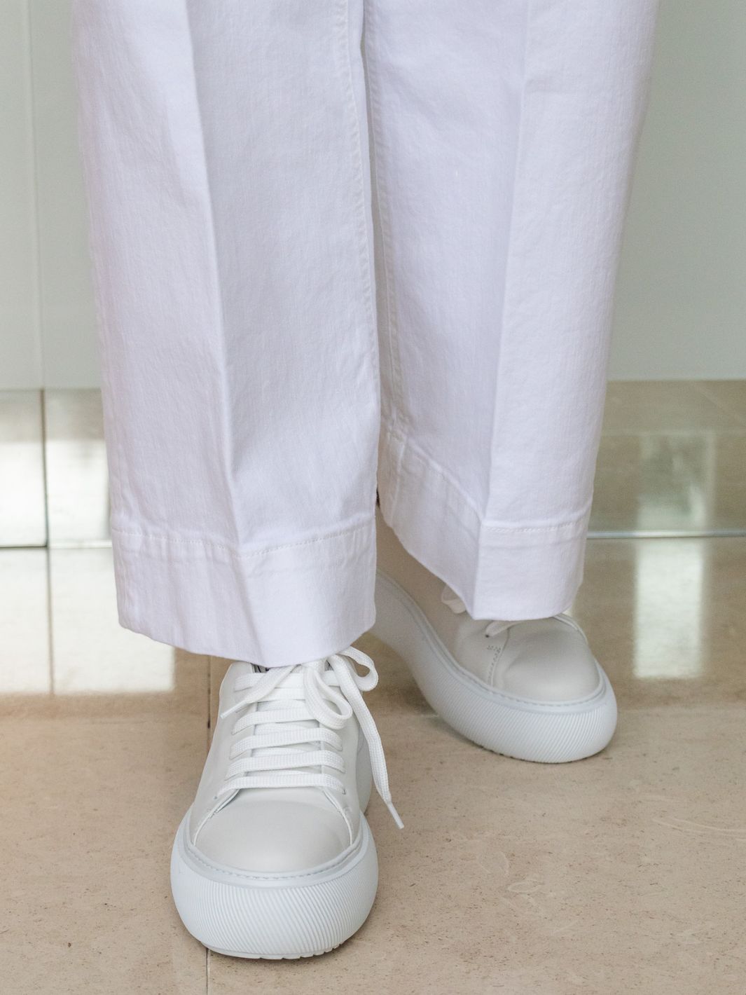 Nude of Scandinavia Sneakers Nude of Scandinavia Hedda Lace-Up Sneakers in White