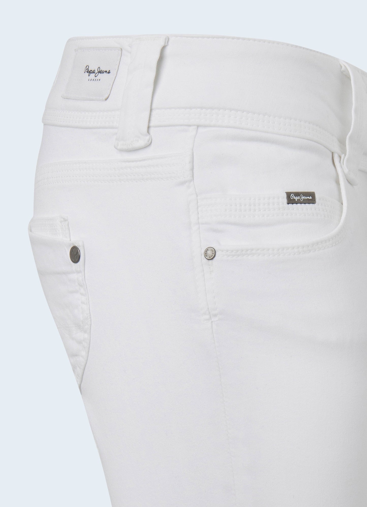 PEPE London Jeans Pepe Venus Crop Jeans in White