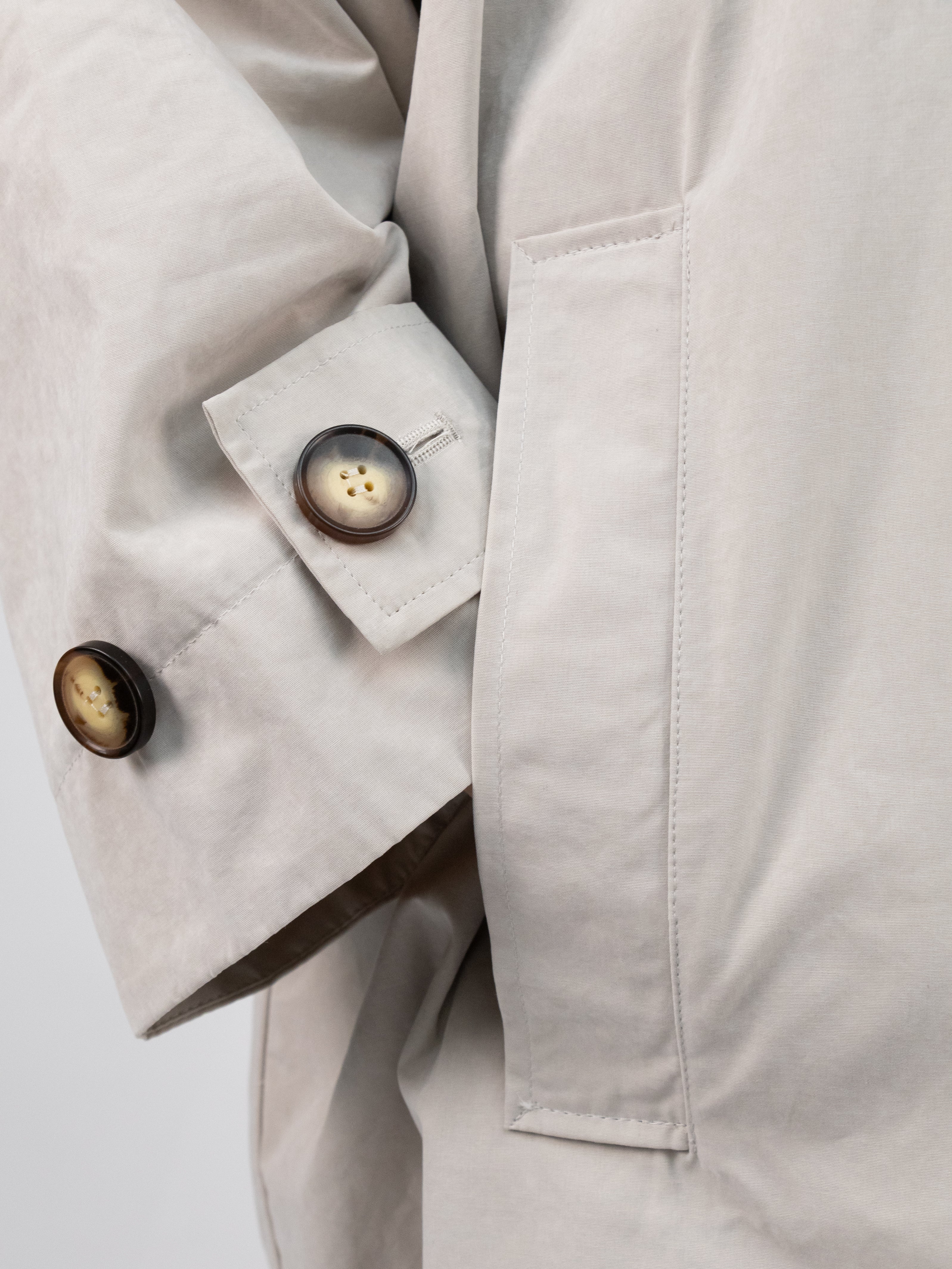 Prêt pour Partir Parkas Eva Cor Parka in Chalk