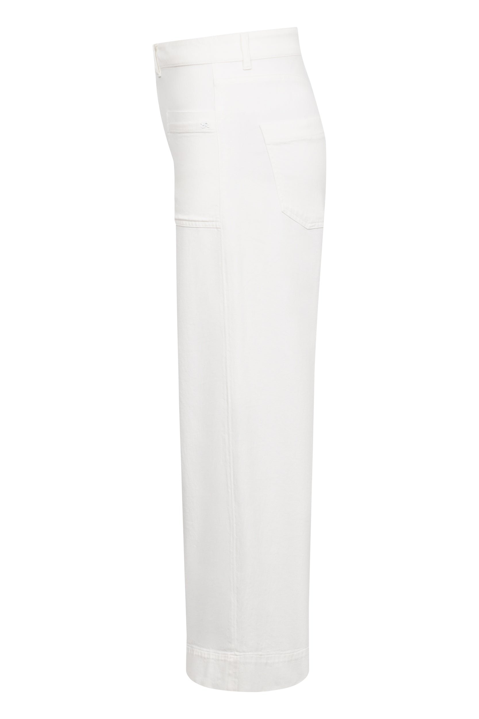 Raffaello Rossi Jeans Miru 6/8 Coloured Soft Denim in Off White