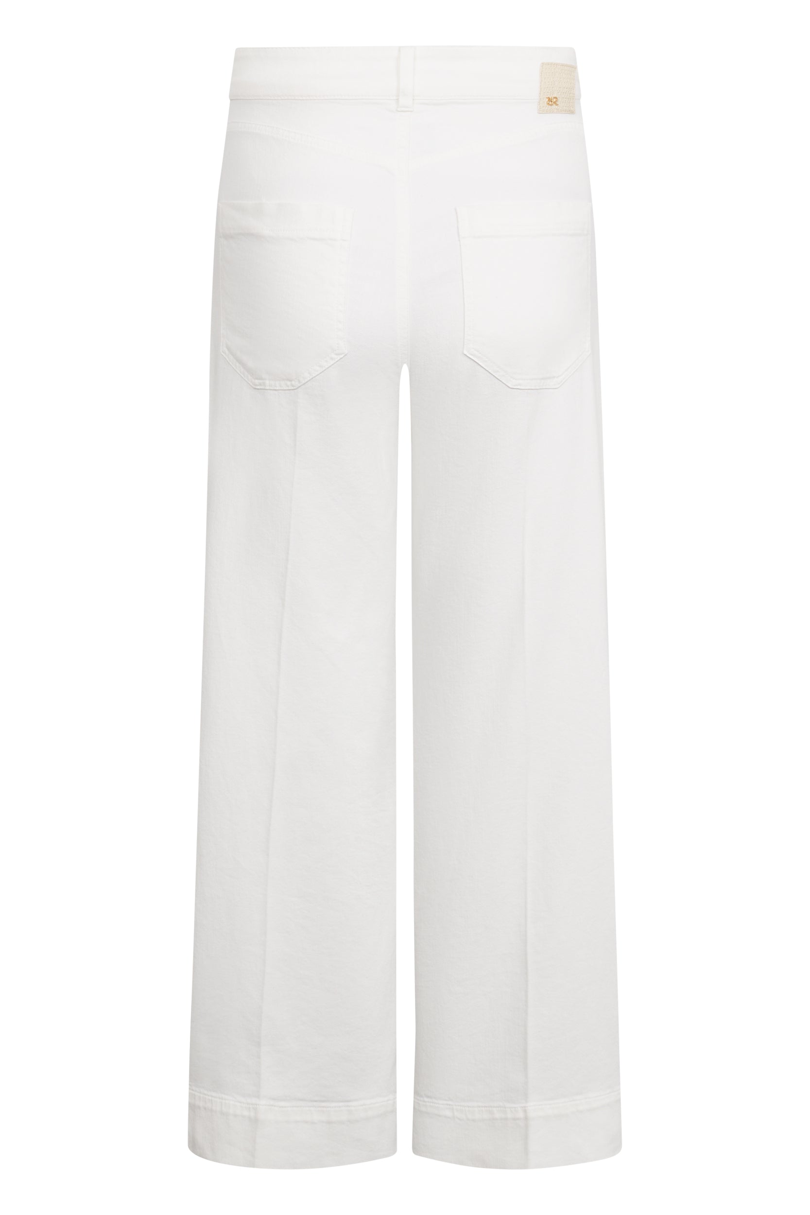 Raffaello Rossi Jeans Miru 6/8 Coloured Soft Denim in Off White