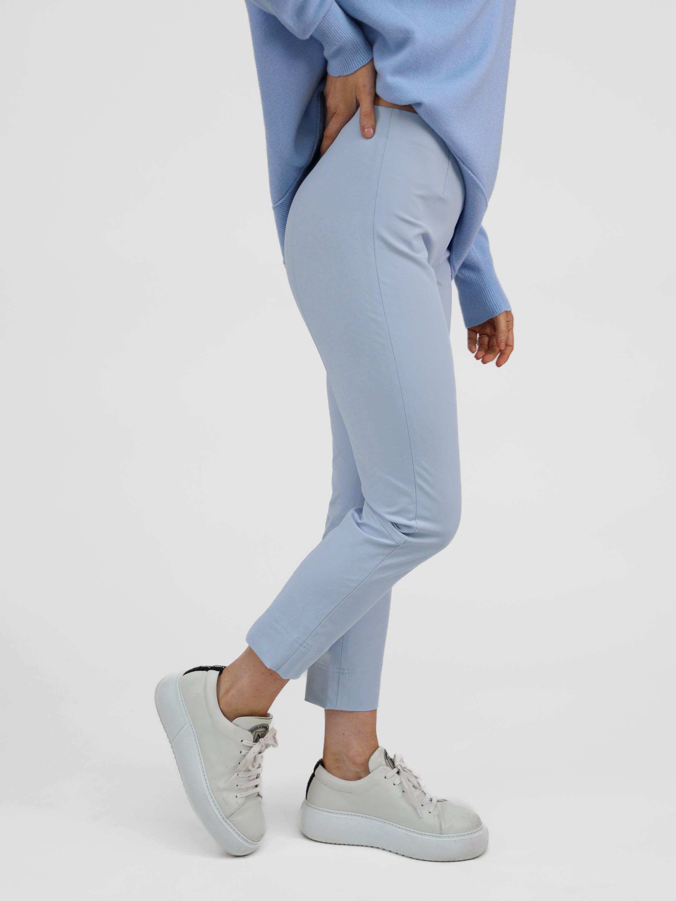 Raffaello Rossi Jeans Penny 6/8 Techno Cotton Superstretch in Light Blue