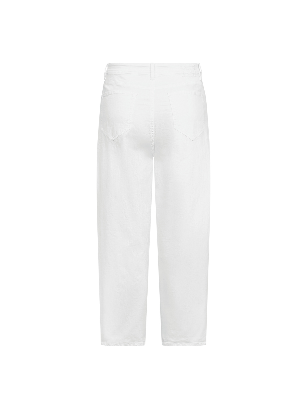 Raffaello Rossi Trousers Hanni Barrel Shape Jeans In White Denim From Raffaello Rossi