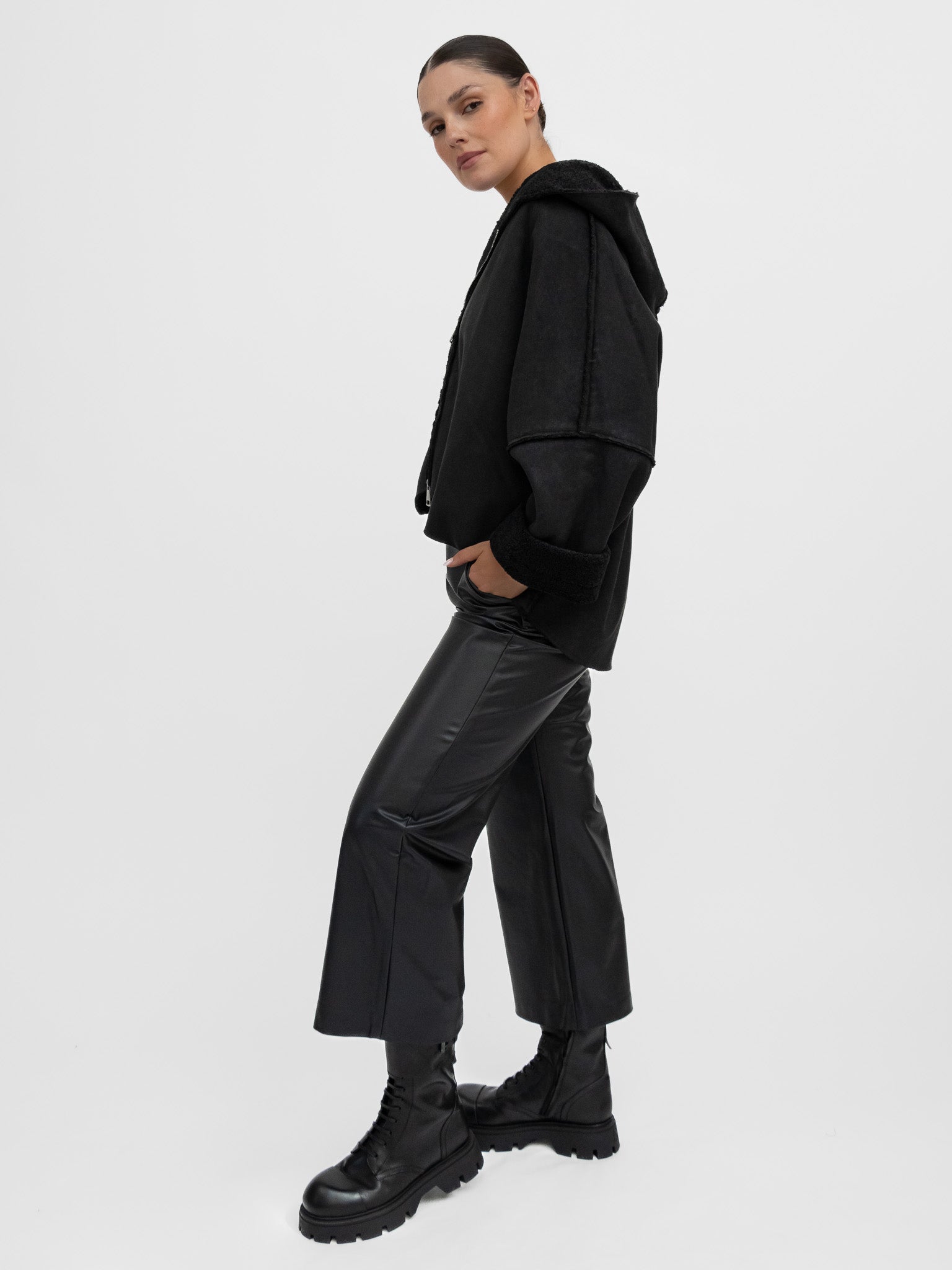 Raffaello Rossi Trousers Palina 6/8 Vegan Nappa Leather